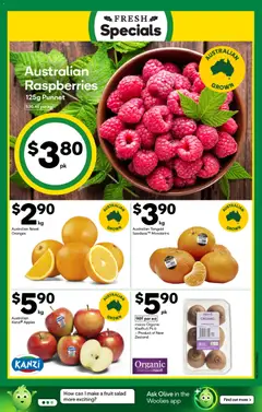 Preview of Woolworths catalogue - valid from 16/09/2026 | Page: 13 | Products: Kiwifruit, Mandarins, Fruit, Raspberries