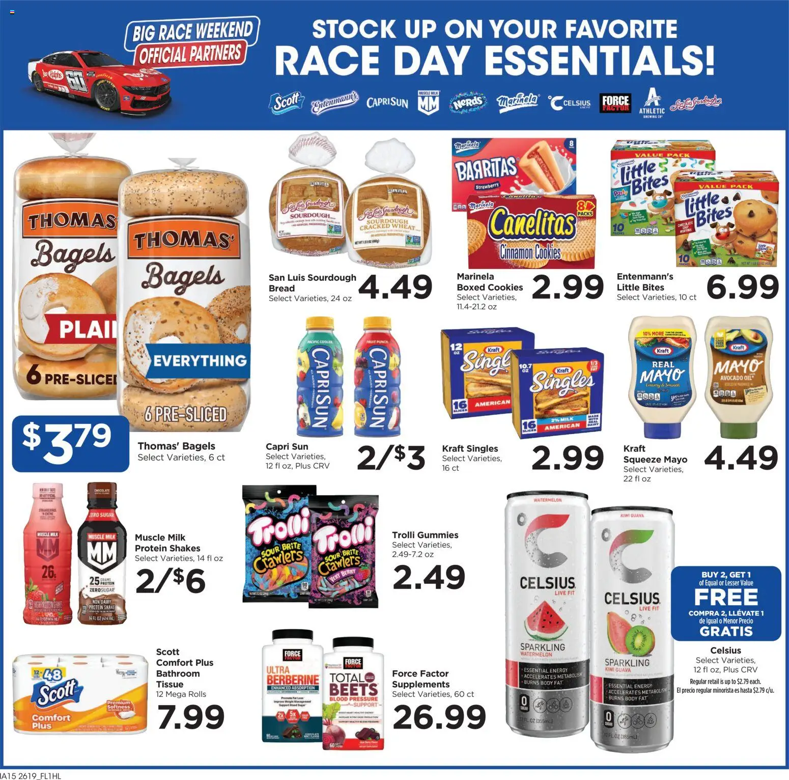 Food 4 Less Weekly Ad - valid from 10.06.2026 | Page: 10 | Products: Milk, Chocolate, Kiwi, Cookies