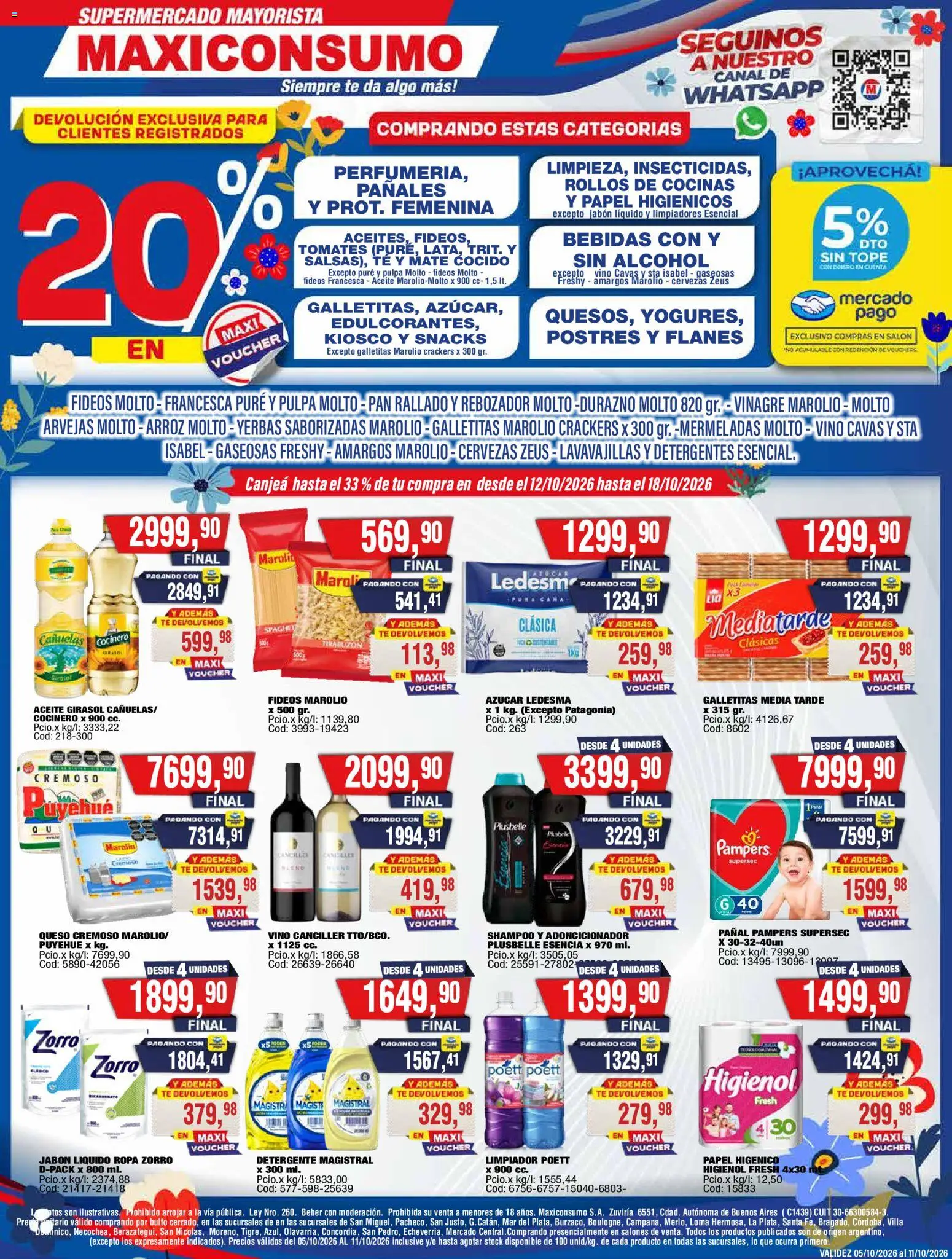 Maxiconsumo - Ofertas │ válido desde el 05/10/2026 | Página: 1