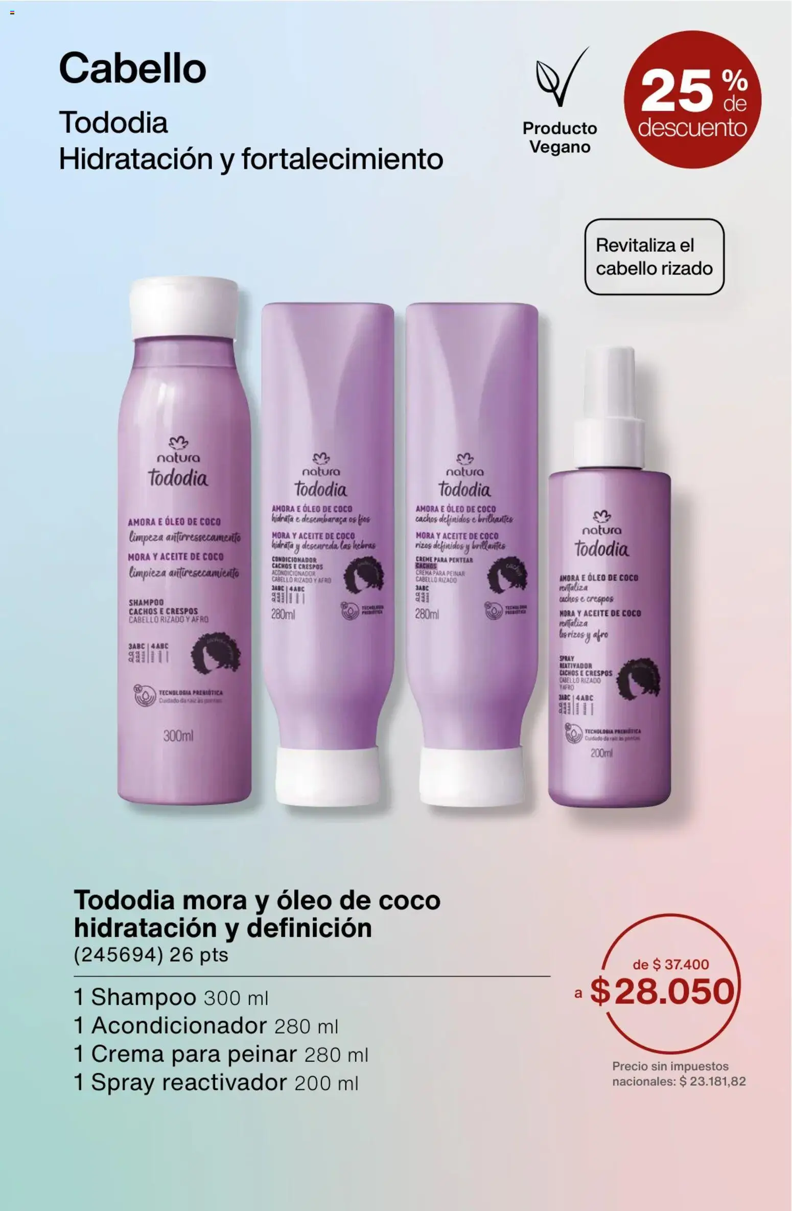 Catálogo Natura Ciclo 3 │ válido desde el 09/02/2026 | Página: 18 | Productos: Coco, Shampoo, Acondicionador, Crema