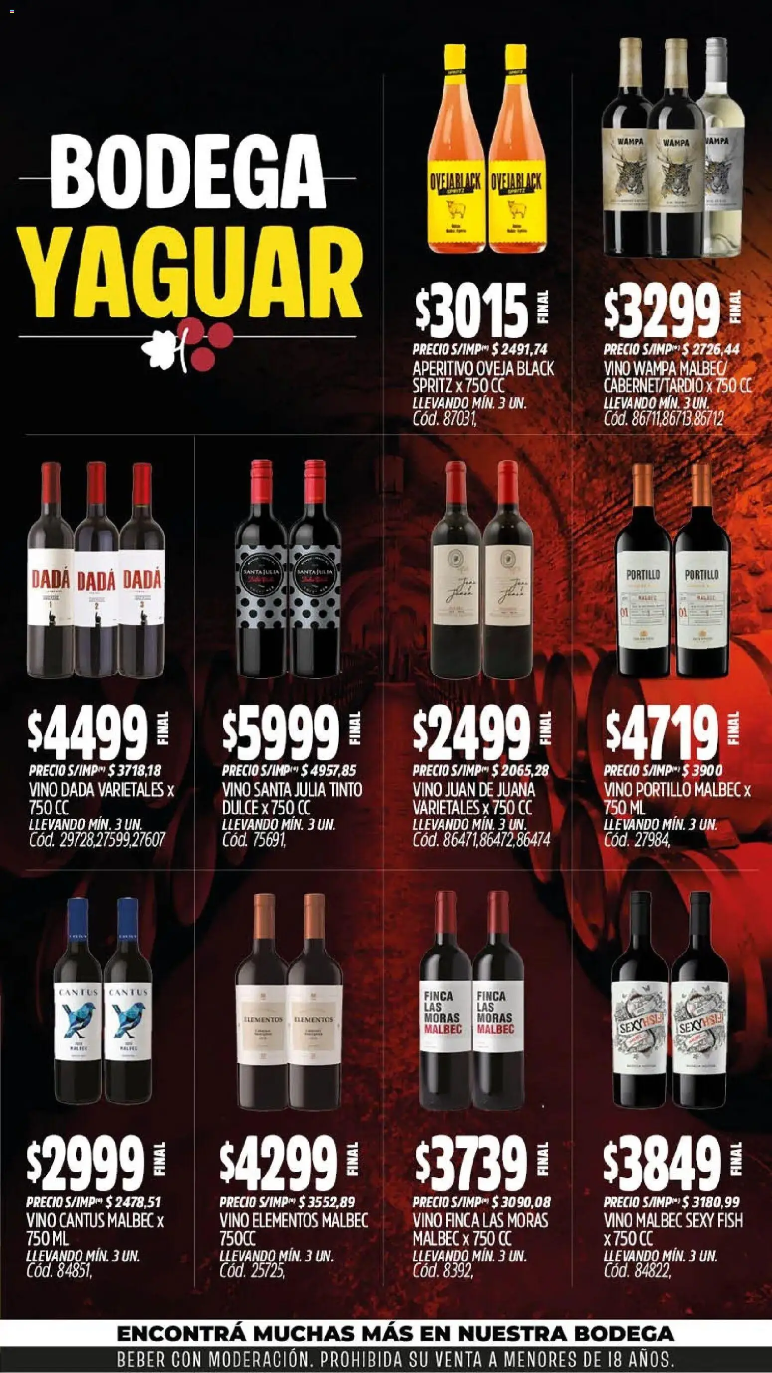 Yaguar - Oferta Semanal Trelew │ válido desde el 17/07/2026 | Página: 5 | Productos: Dulce, Manta, Vino
