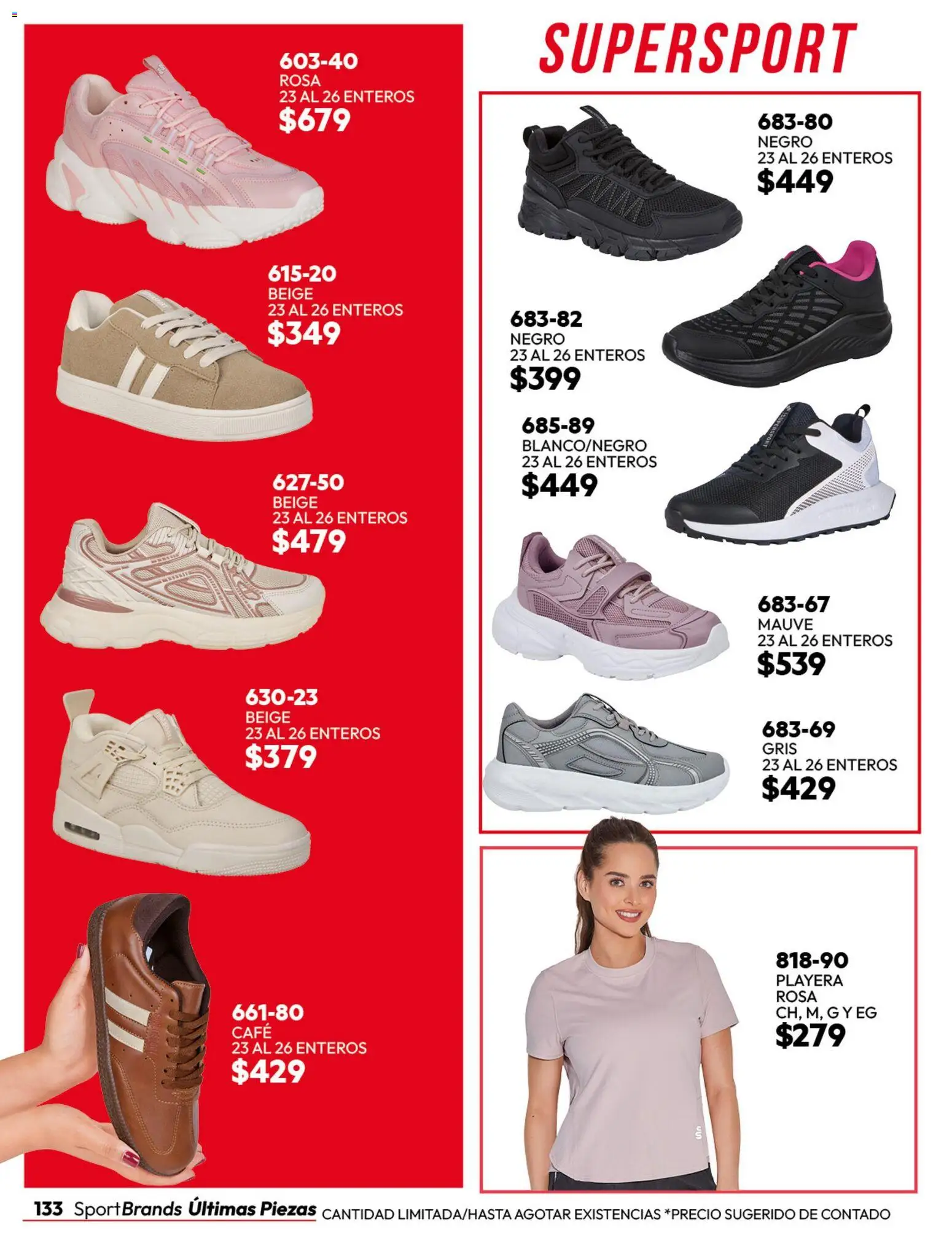 Nuevas ofertas de Cklass válidas en toda la República Mexicana desde el 08/07/2026. ¡Encuentra las mejores ofertas en Cklass catálogo Sportbrands dama! | Página: 140 | Productos: Café, Playera