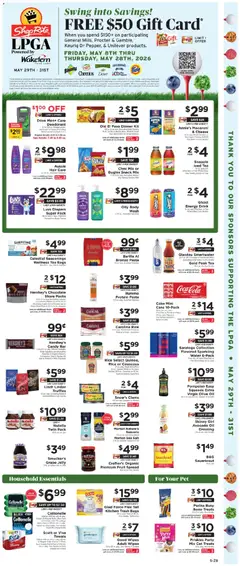 Preview of ShopRite weekly ads valid from 22.05.2026 | Page: 6 | Products: Deodorant, Tea, Pasta, Bag
