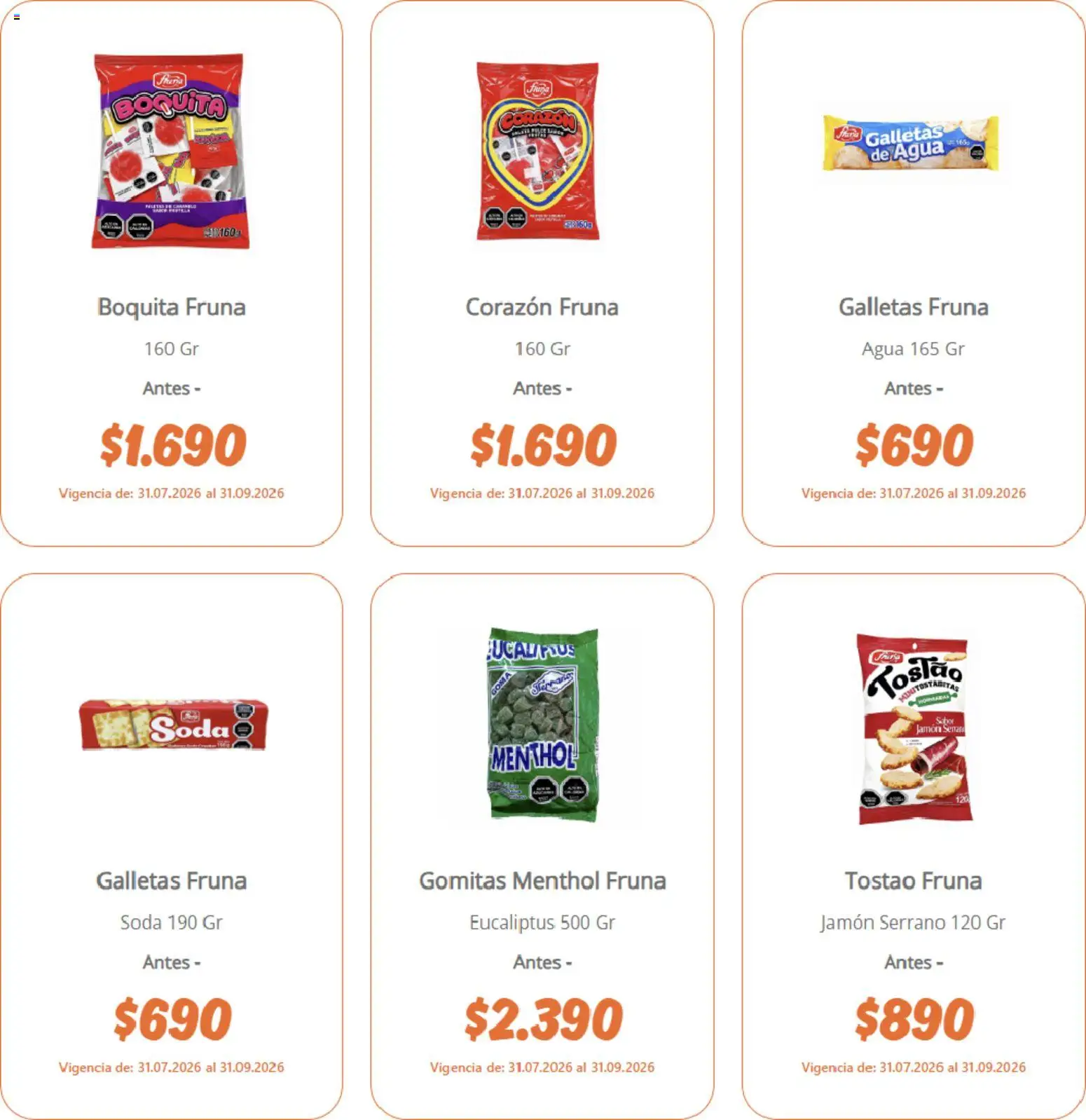 Mayorista 10 Ofertas │ válido desde el 30.07.2026 | Página: 5 | Productos: Agua, Gomitas, Jamón, Soda