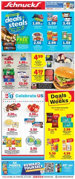 Preview of Schnucks weekly ads valid from 24.06.2026