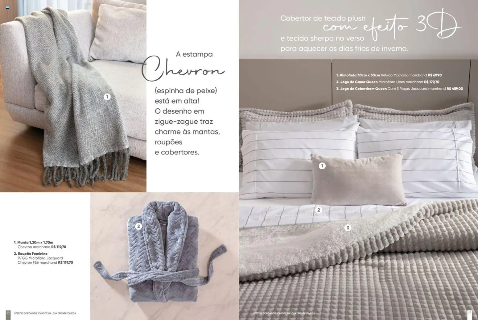 Zaffari Folheto - válido de 06.05.2026 | Página: 9 | Produtos: Cama, Cobertor, Peixe, Roupão