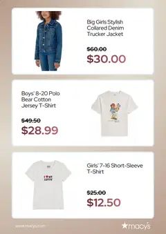 Preview of Macy's weekly ads valid from 07/27/2026 | Page: 2 | Products: Jacket