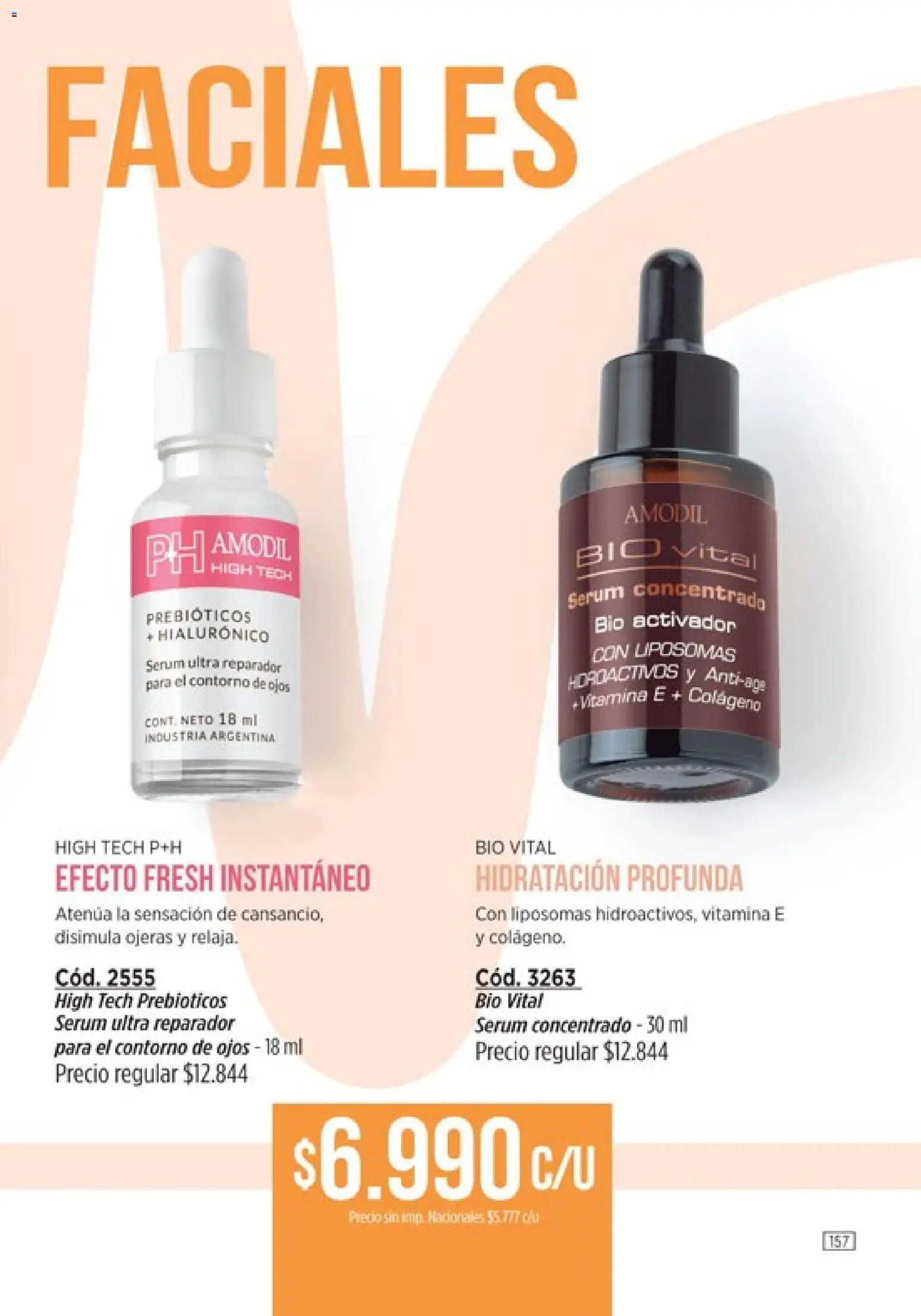 Amodil - Campaña 11 │ válido desde el 01.07.2026 | Página: 157 | Productos: Contorno de ojos, Serum, Contorno