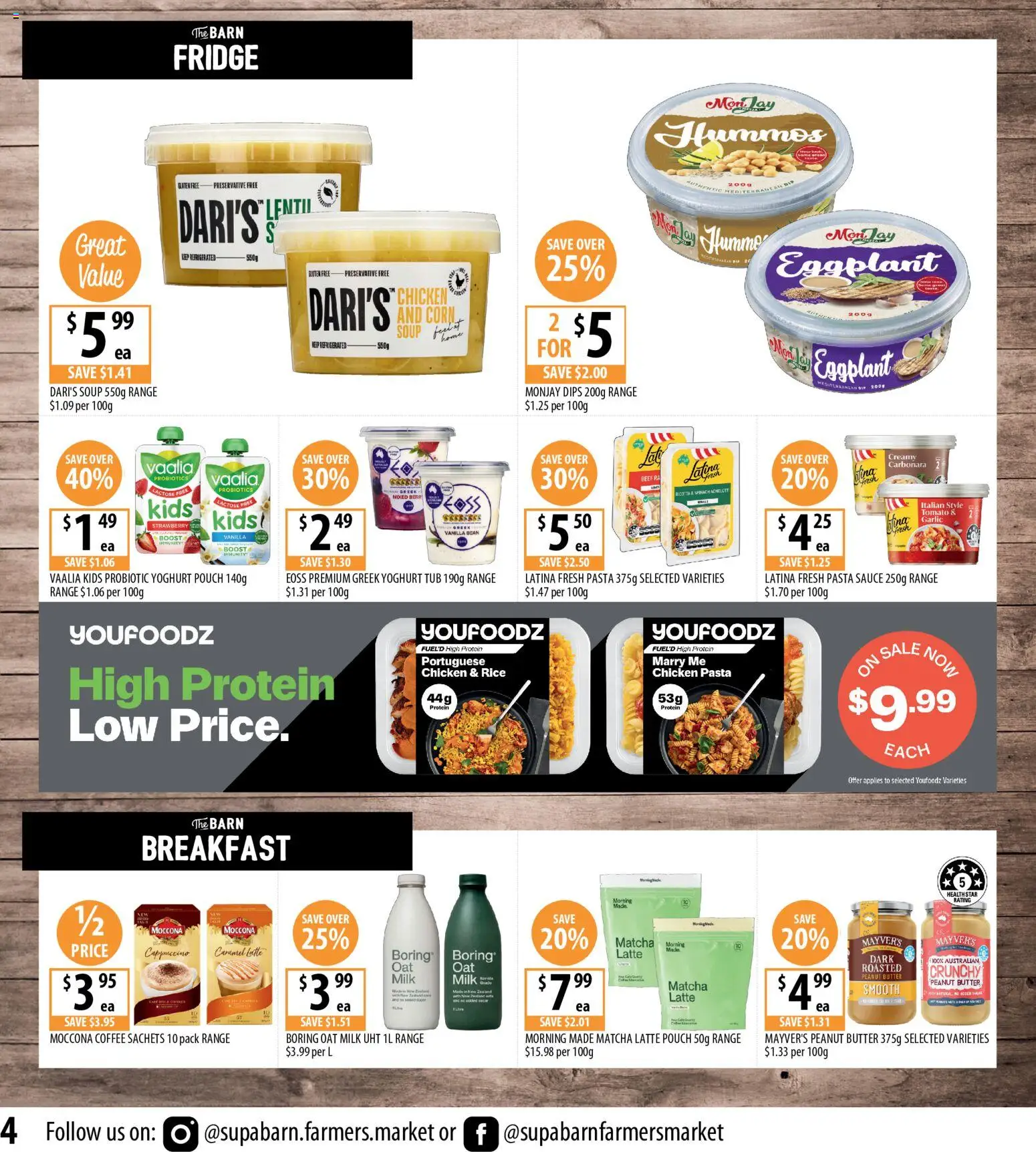 Supabarn catalogue - valid from 10.06.2026 | Page: 4 | Products: Milk, Butter, Potatoes, Soup