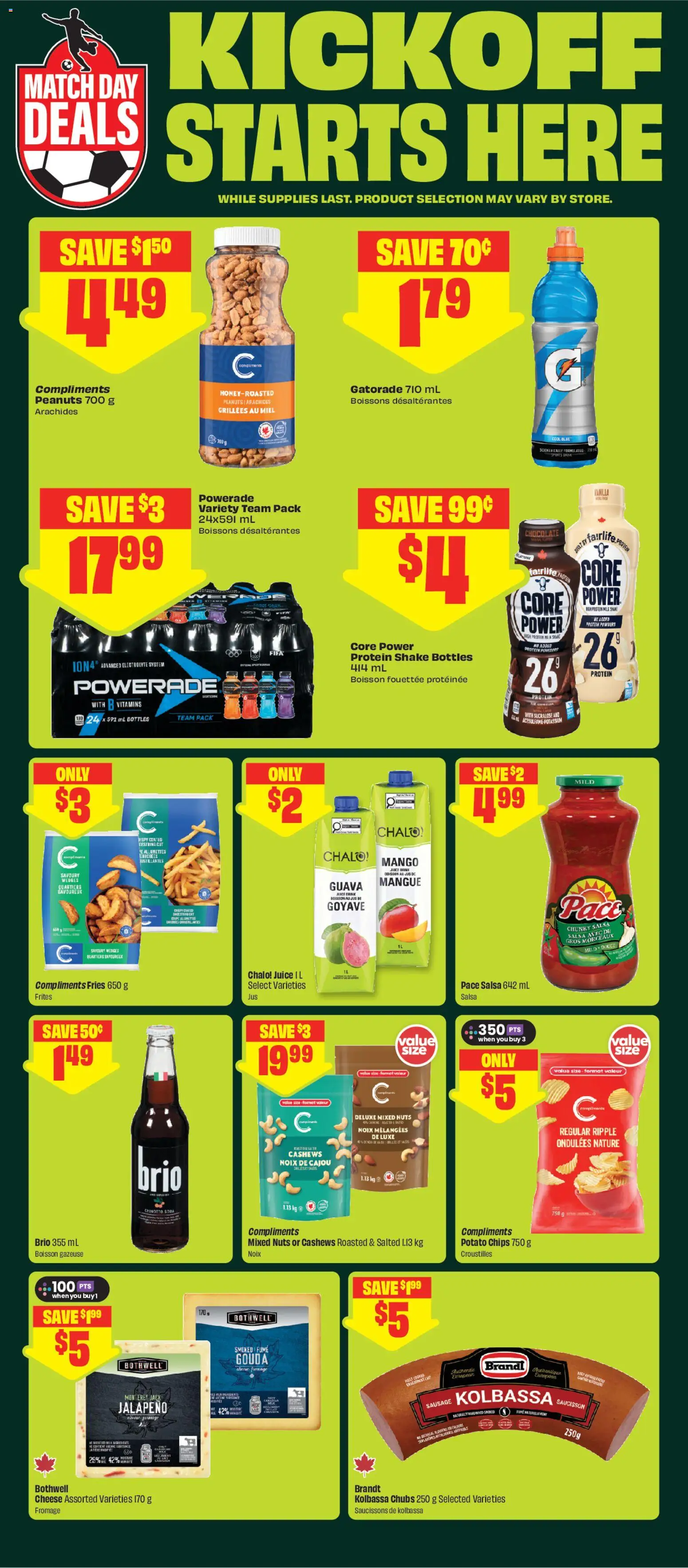 FreshCo flyer valid from 11.06.2026 | Page: 6 | Products: Nuts, Powder, Milk, Cheese