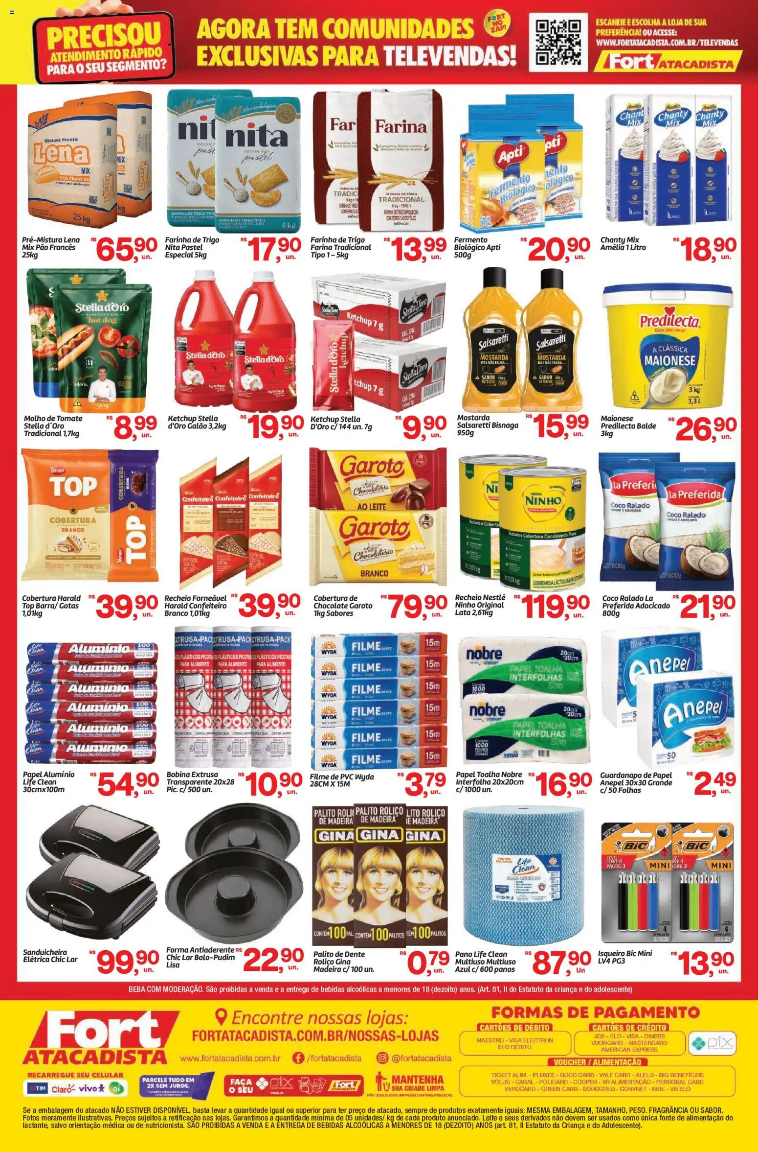 Fort Atacadista Folheto - válido de 15.06.2026 | Página: 2 | Produtos: filme de PVC, Fragrância, Farinha de trigo, Guardanapo