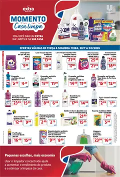 Extra ofertas de Mercado Semanal - Pré-Visualização do folheto da loja Extra, válido de 28/07/2026 | Página: 3 | Produtos: Coco, Pó, Purificador, Amaciante