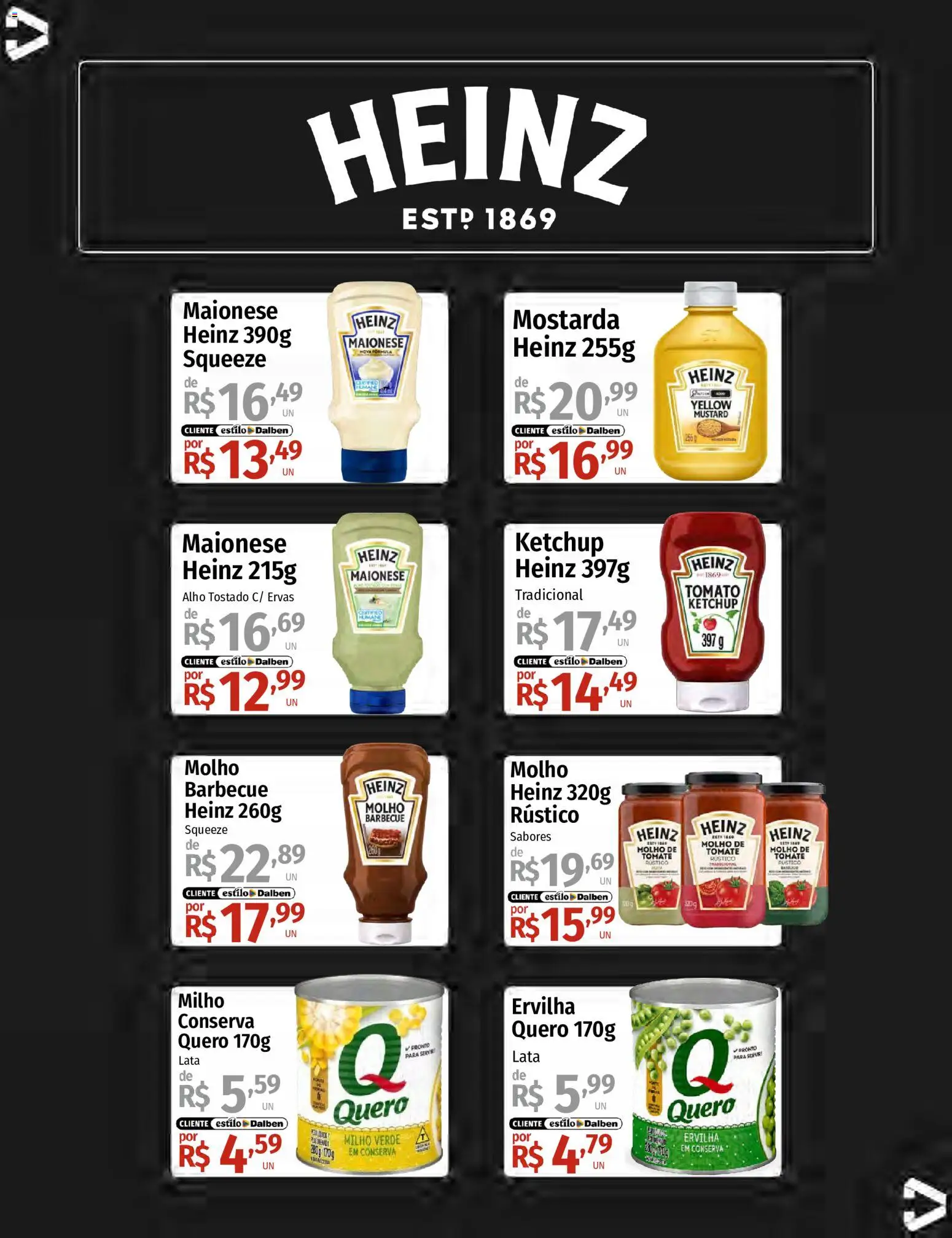 Supermercado Dalben Folheto - válido de 15.06.2026 | Página: 13 | Produtos: Alho, Ervilha, Milho verde, Maionese