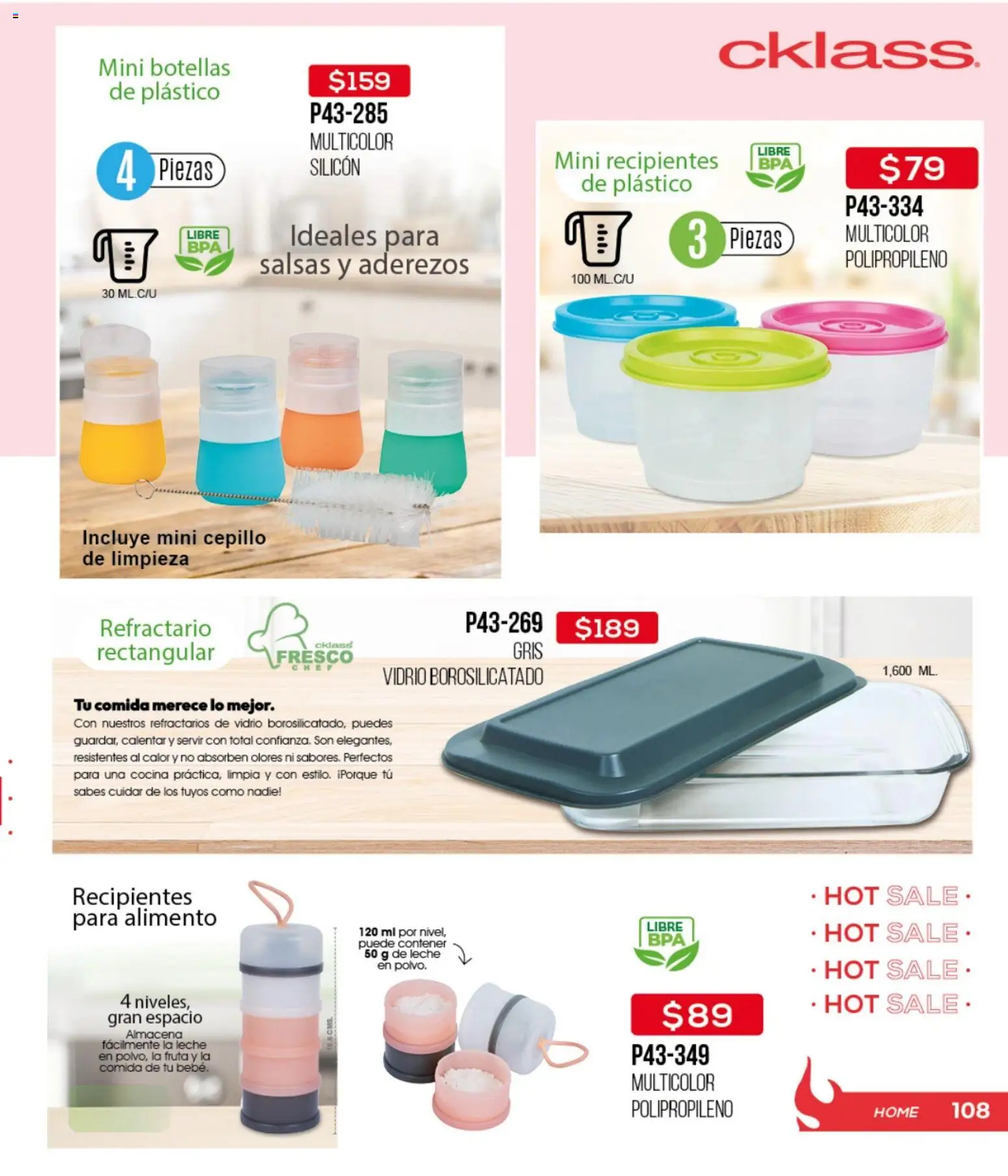 Nuevas ofertas de Cklass válidas en toda la República Mexicana desde el 15.05.2026. ¡Encuentra las mejores ofertas en Cklass Hot Sale! | Página: 298 | Productos: Cepillo, Leche, Cocina