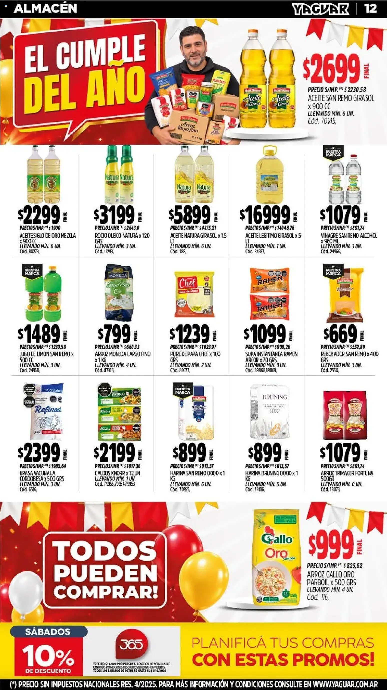 Yaguar - Oferta Semanal Santa Fé │ válido desde el 12/10/2026 | Página: 14