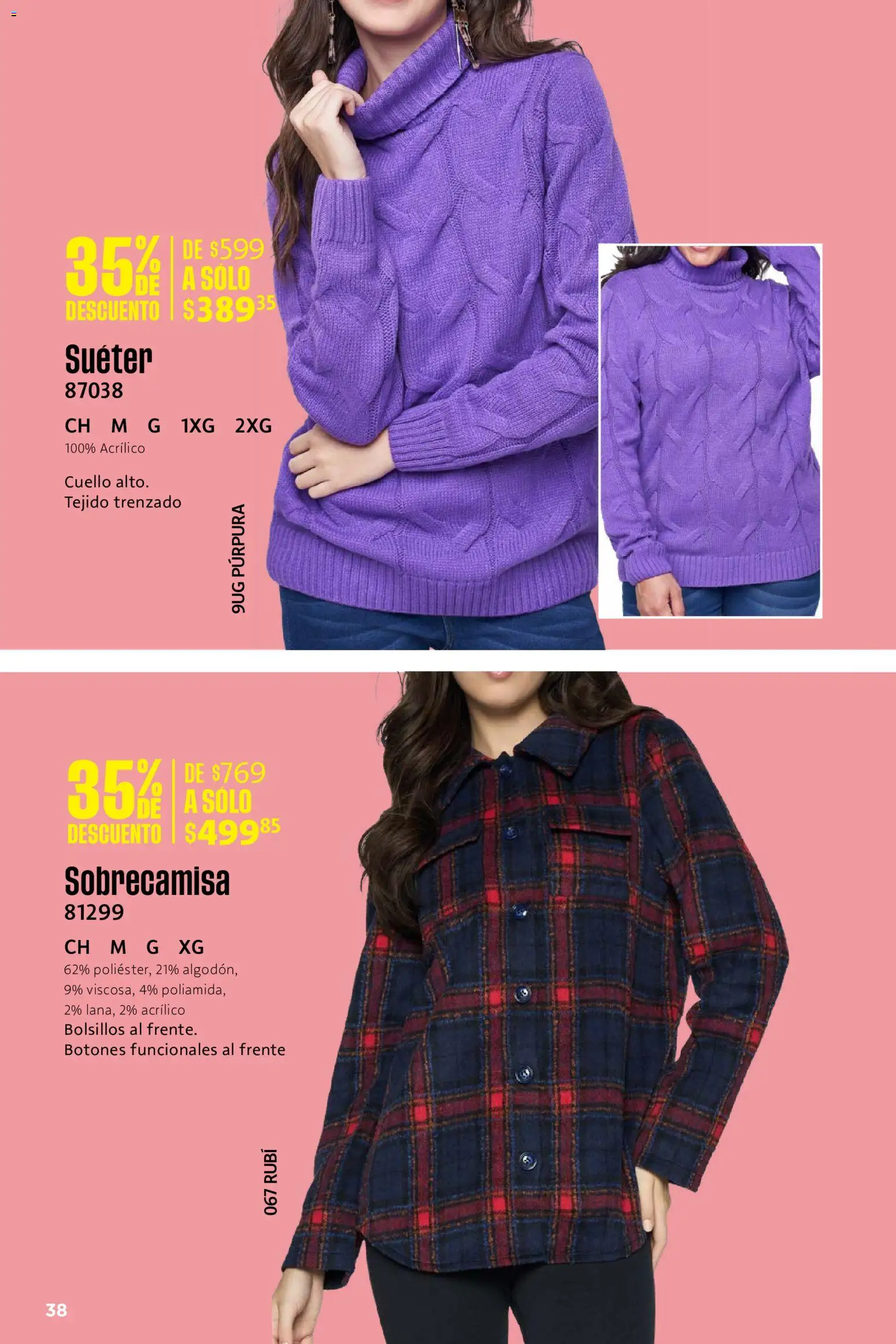 Nuevas ofertas de Ilusión válidas en toda la República Mexicana desde el 01.06.2026. ¡Encuentra las mejores ofertas en Ilusión catálogo Rebajas de Verano! | Página: 38 | Productos: Suéter