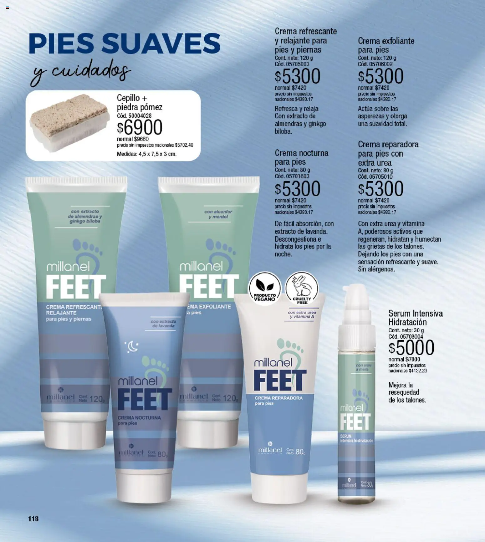 Millanel - Catálogo │ válido desde el 17/08/2026 | Página: 118 | Productos: Cepillo, Serum, Exfoliante, Crema