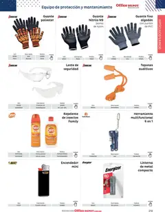 Vista previa de Office Depot catálogo 2026, nuevo folleto de la tienda, válido en México a partir del 12/01/2026 | Página: 221 | Productos: Crema, Repelente, Algodón, Encendedor
