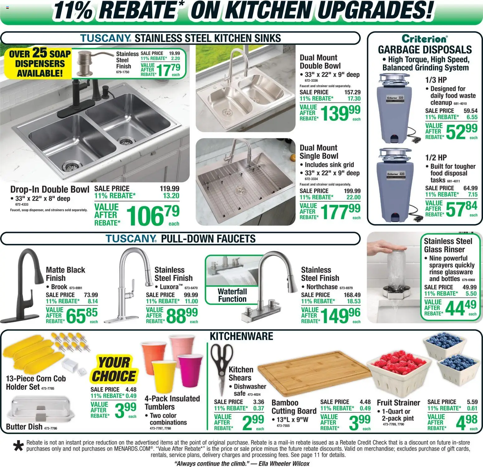 Menards Weekly Ad - valid from 07/30/2026 | Page: 15 | Products: Corn, Butter, Soap, Dishwasher