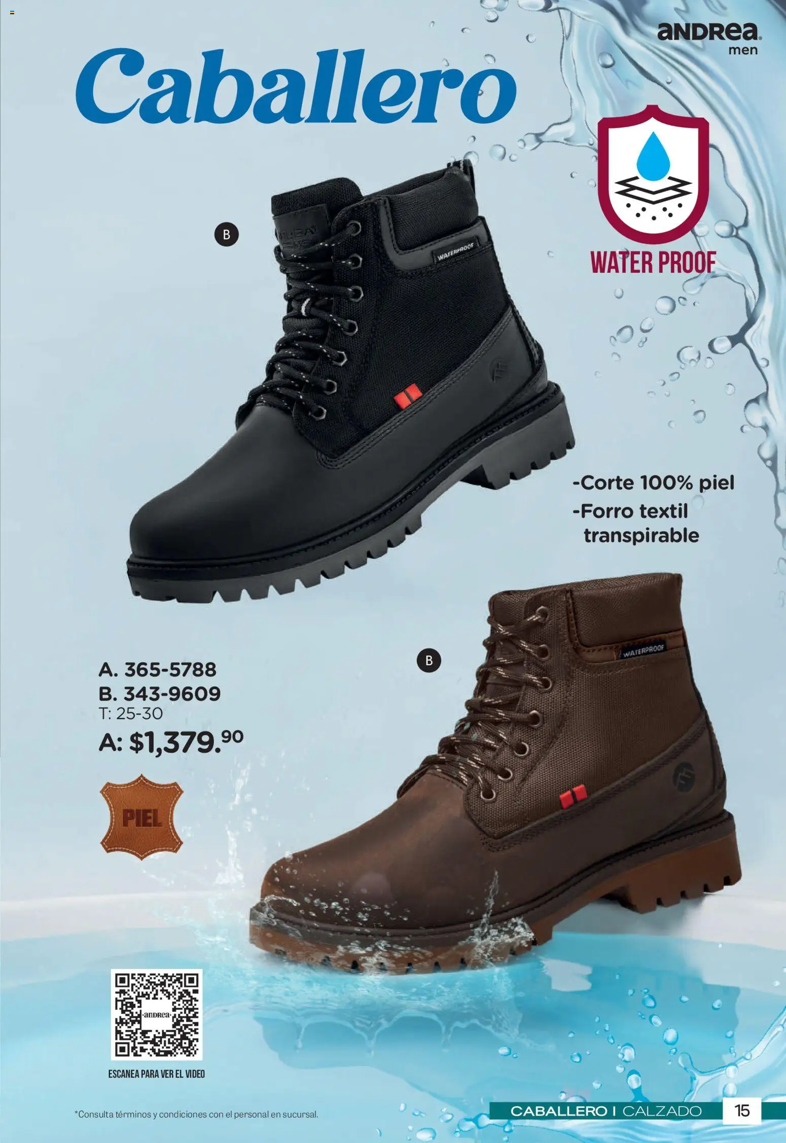 Nuevas ofertas de Andrea válidas en toda la República Mexicana desde el 26/04/2026. ¡Encuentra las mejores ofertas en Andrea catálogo Botas de Lluvia! | Página: 15 | Productos: Video