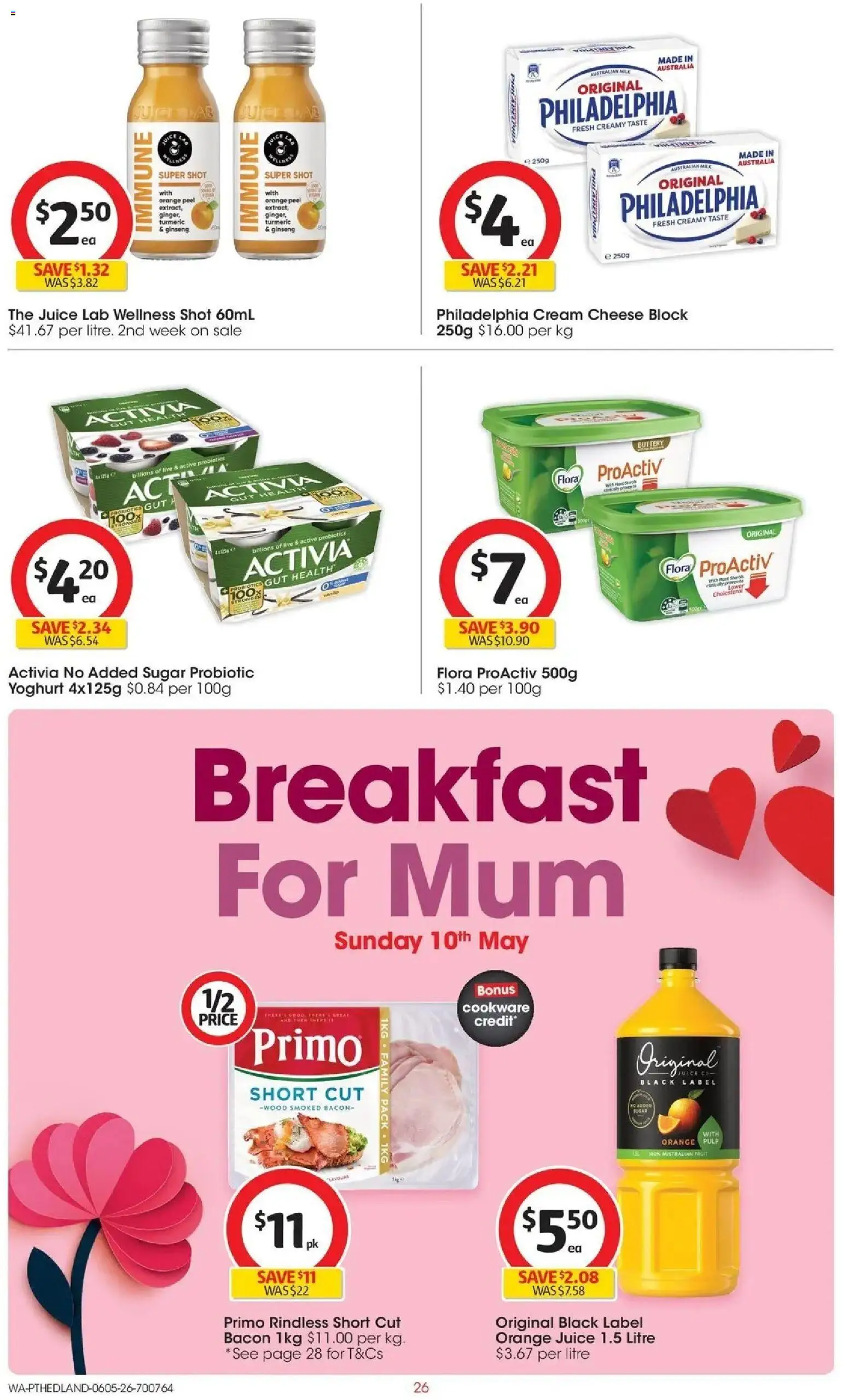 Coles catalogue - valid from 05.05.2026 | Page: 26 | Products: Cheese, Juice, Peel, Wood