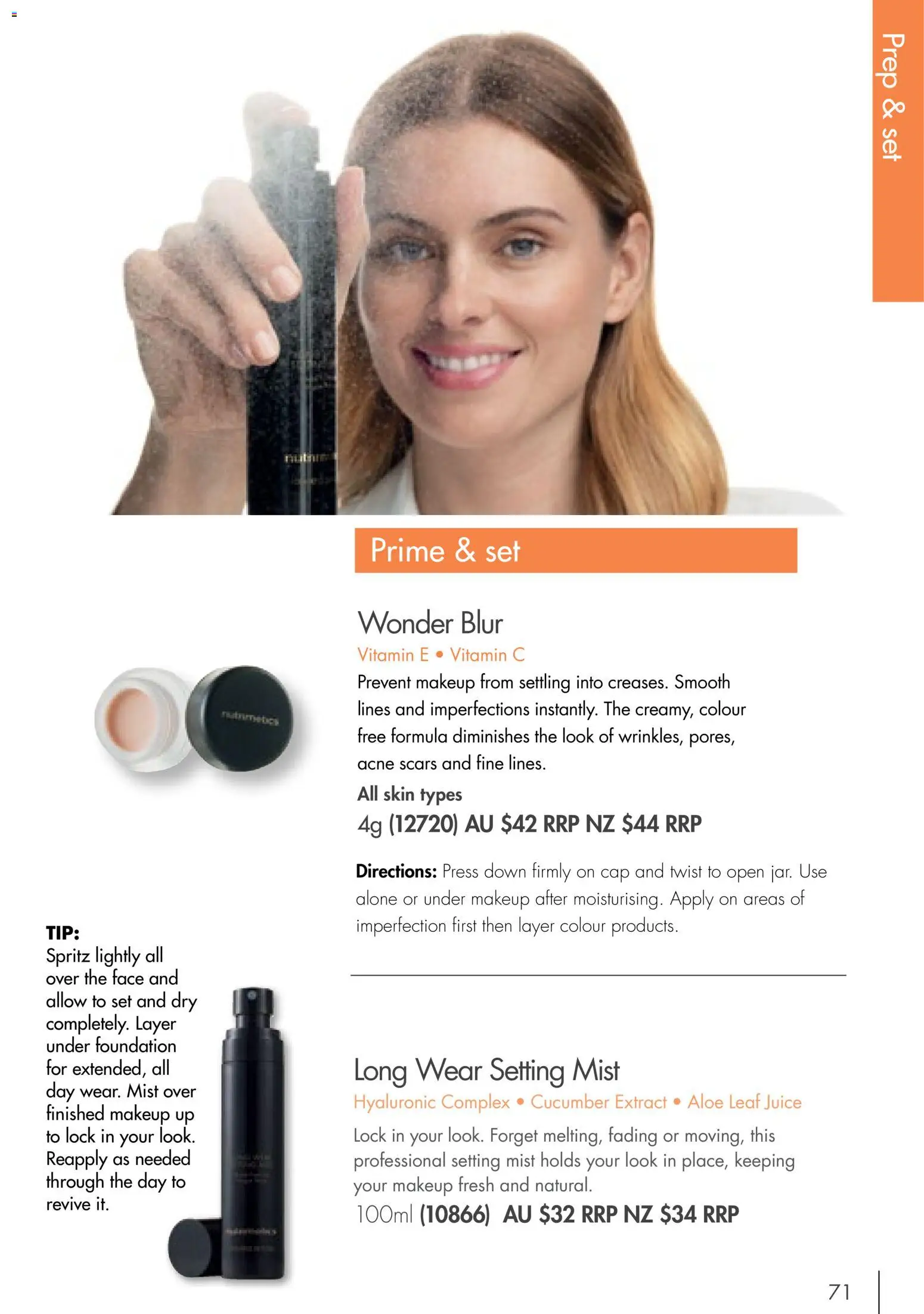 Nutrimetics catalogue - valid from 01/09/2026 | Page: 71 | Products: Juice, Acne, Foundation, Press
