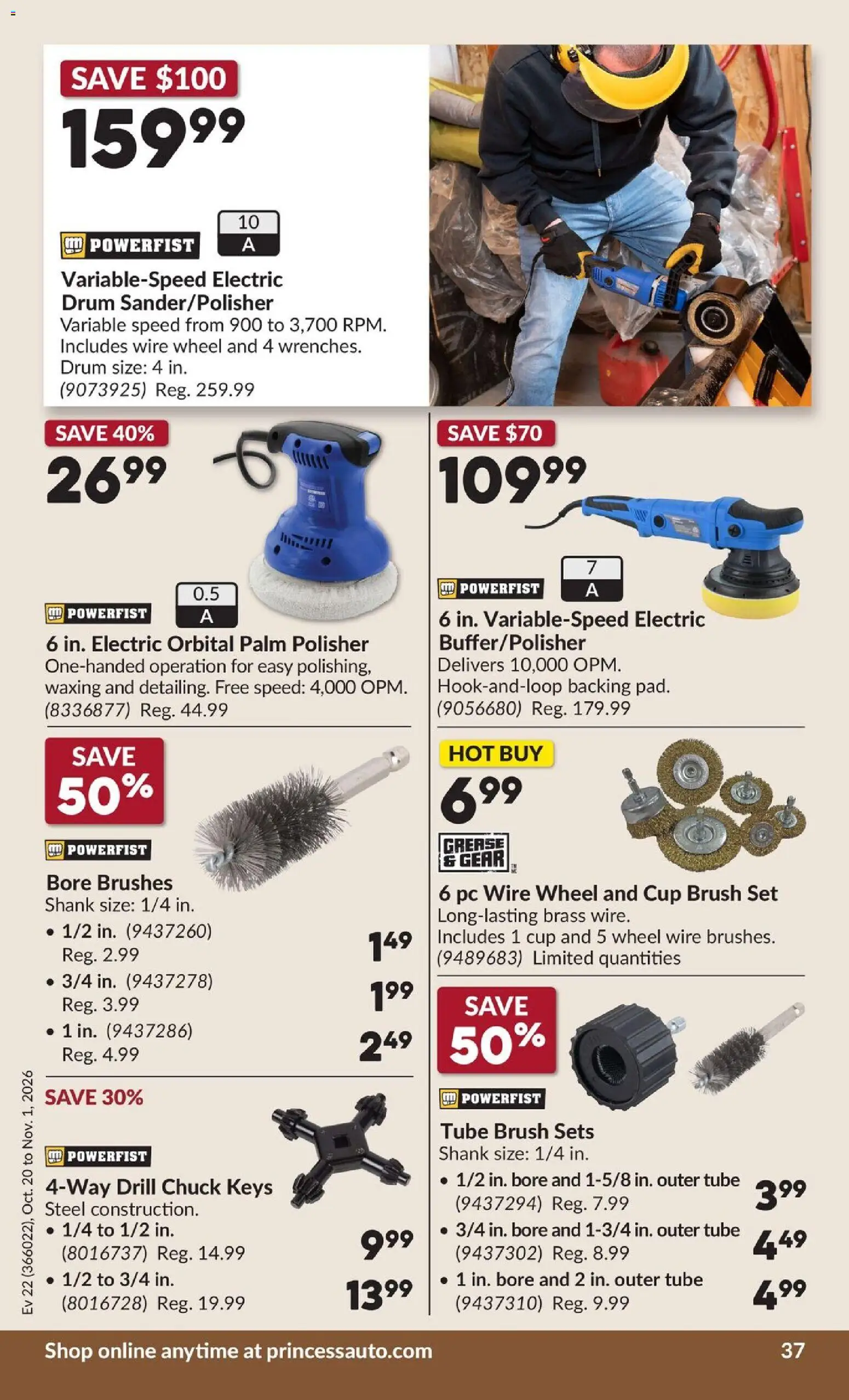 Princess Auto flyer valid from Oct 20, 2026 | Page: 40