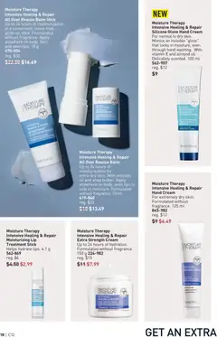 Preview of Moisture Therapy Intensive Healing & Repair Silicone Glove Hand Cream, For normal to dry skin. Mimics an invisible "glove" that locks in moisture, even through hand washing. With vitamin E and almond oil. Delicately scented. 100 ml from shop Avon valid from 04.06.2026 | Page: 18
