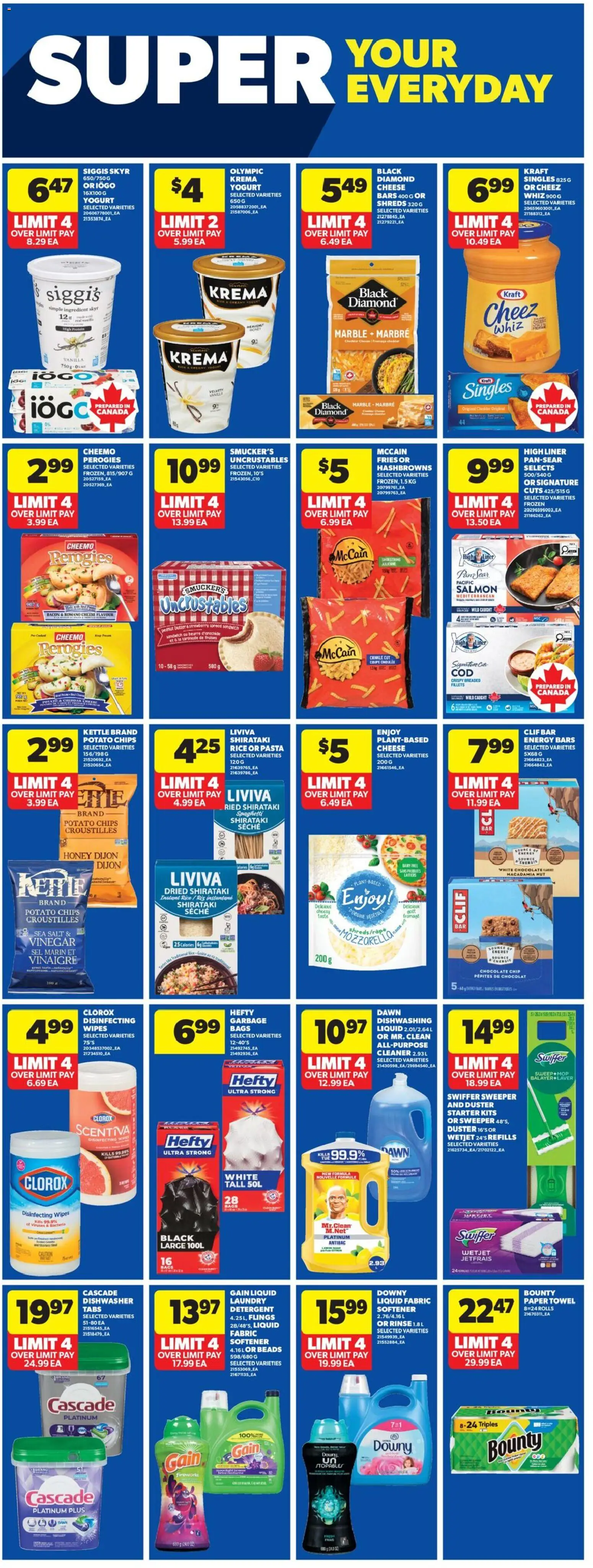 Real Canadian Superstore flyer valid from 07.05.2026 | Page: 36 | Products: Chips, Cheese, Yogurt, Chocolate