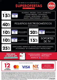Vista previa Disco - Ofertas | Electro, T. Libre y más válido desde el 23/10/2026