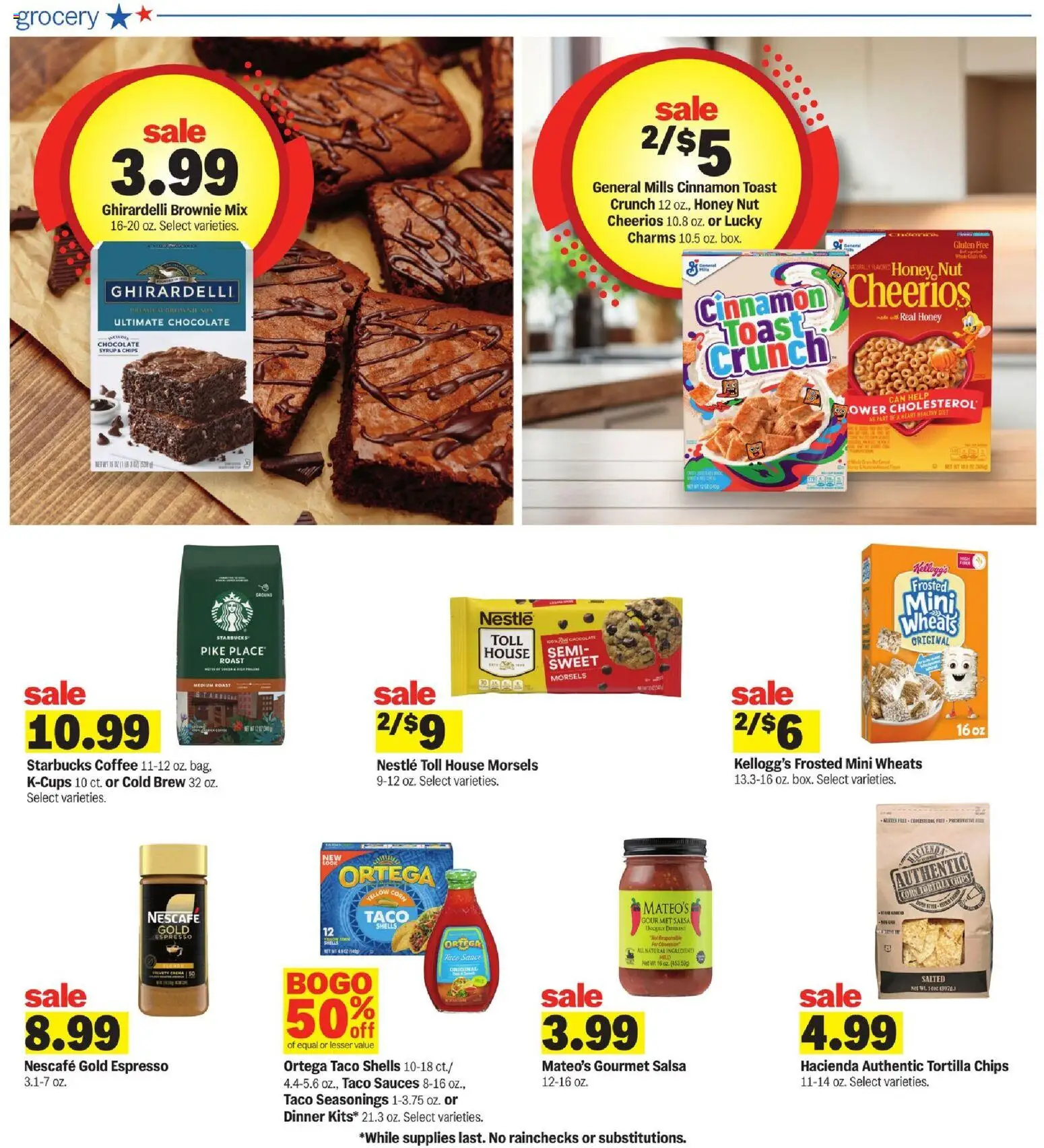 Meijer Weekly Ad - MI - valid from 06/24/2026 | Page: 28 | Products: Corn, Coffee, Chocolate, Sauce