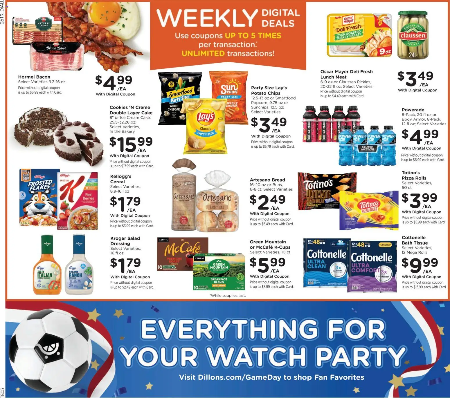 Dillons Weekly Ad - valid from 10.06.2026 | Page: 2 | Products: Bath, Flakes, Ice cream, Fan