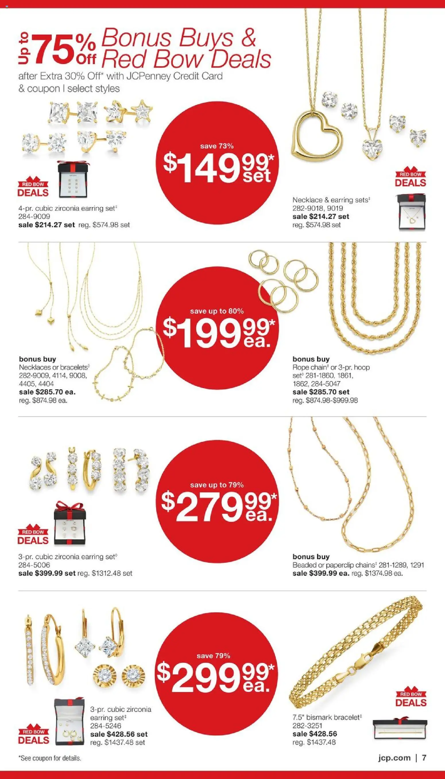 JCPenney Jewelry Sale - valid from 09/03/2026 | Page: 6 | Products: Bow