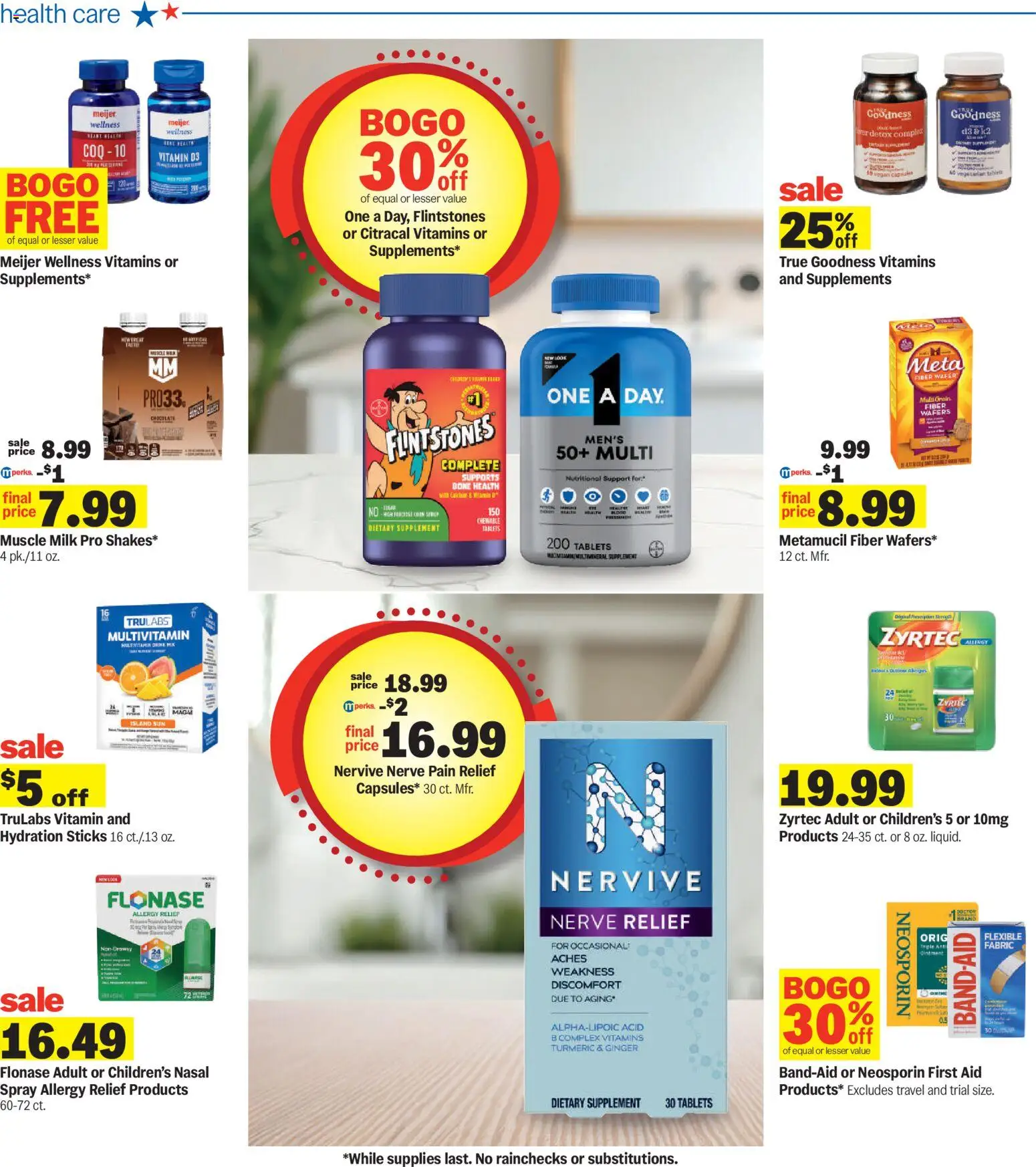 Meijer Weekly Ad - valid from 27.05.2026 | Page: 27 | Products: Multivitamin, Vitamin, Turmeric, Milk