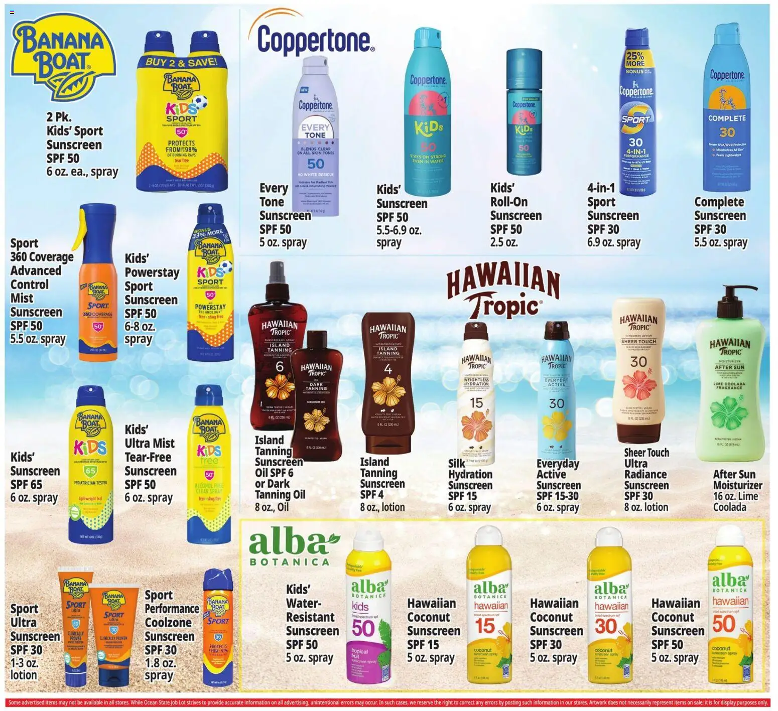 Ocean State Job Lot Weekly Ad - MA - valid from 08/13/2026 | Page: 18 | Products: Fragrance, Sunscreen, Vest, Water