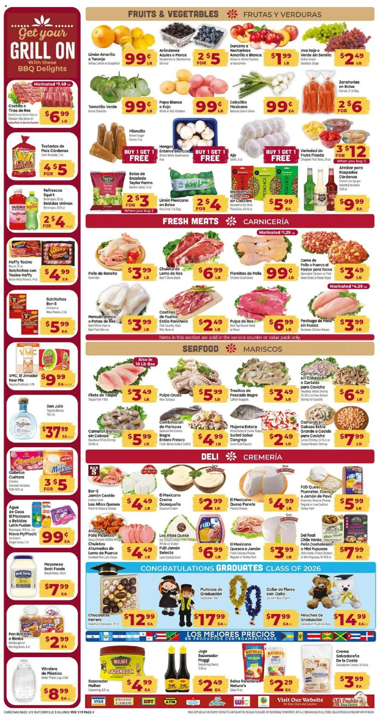 Cardenas Weekly Ad - CA - valid from 27.05.2026 | Page: 4 | Products: Pan, Water, Phone, Onion