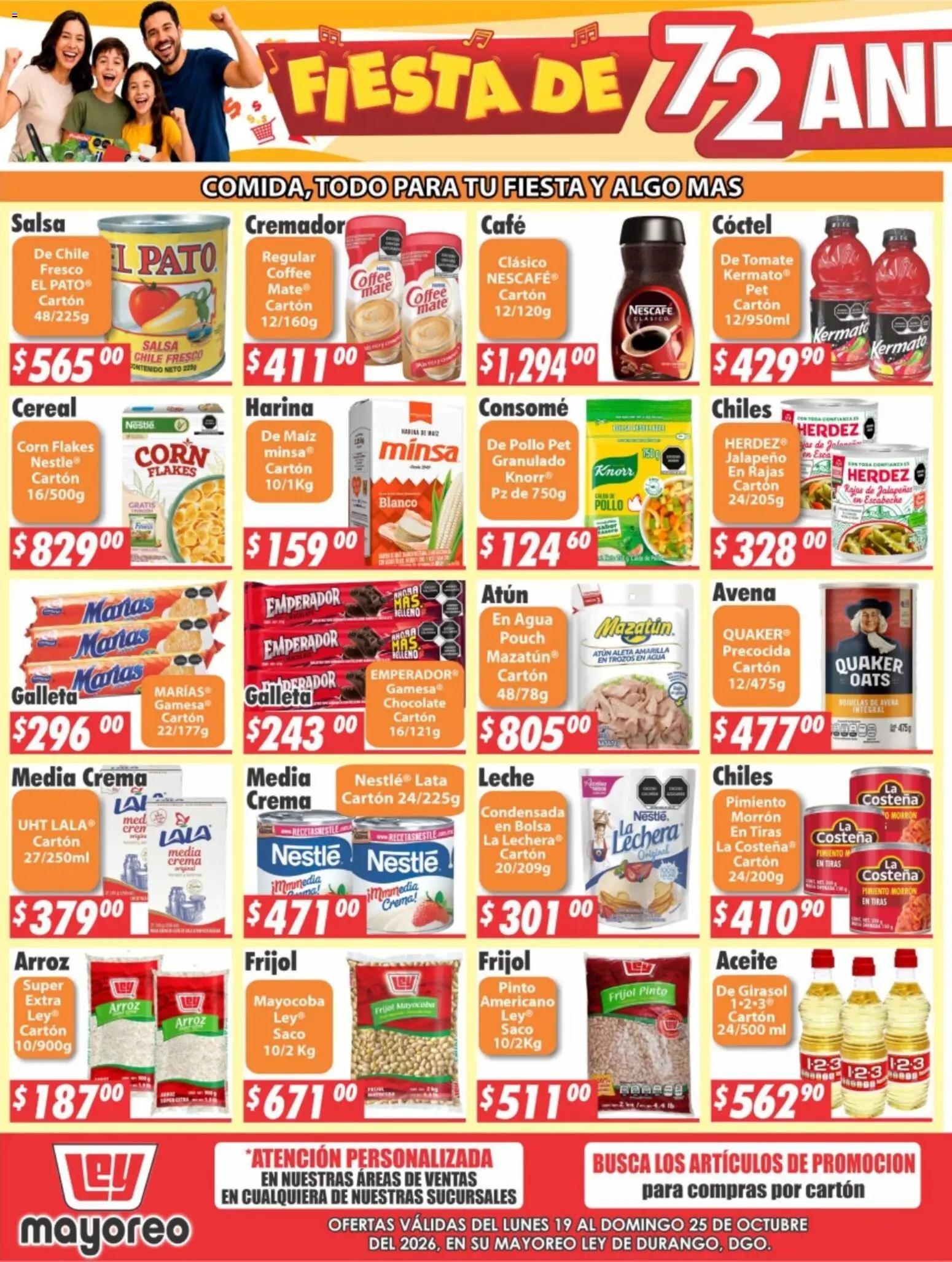Nuevas ofertas de Casa Ley válidas en toda la República Mexicana desde el 19/10/2026. ¡Encuentra las mejores ofertas en Casa Ley folleto Durango! | Página: 5