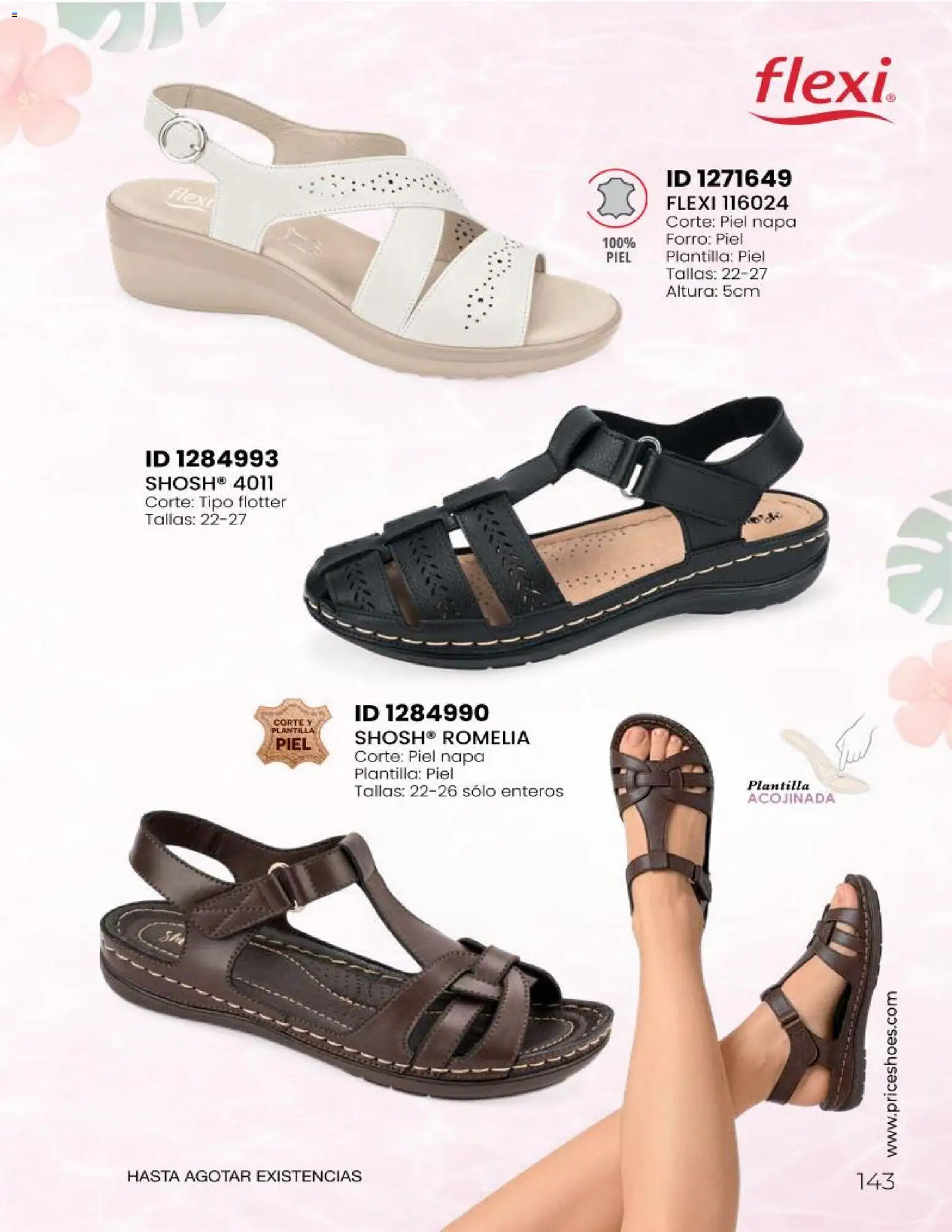Nuevas ofertas de Price Shoes válidas en toda la República Mexicana desde el 23/06/2026. ¡Encuentra las mejores ofertas en Price Shoes catálogo Sandalias 2026! | Página: 143