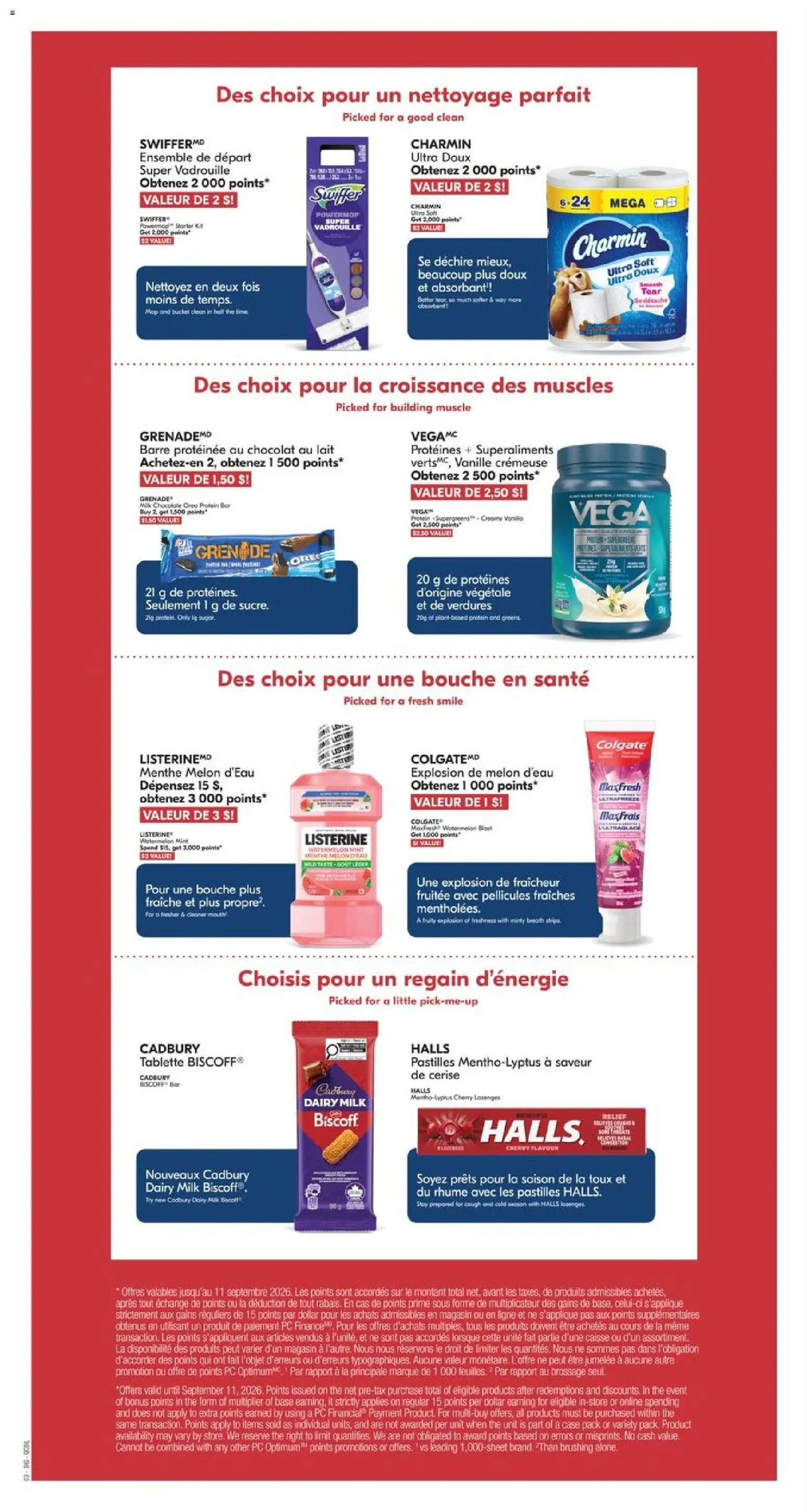 Pharmaprix flyer valid from Sep 5, 2026 | Page: 22 | Products: Mop, Vanilla, Milk, Protein