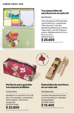 Vista previa Catálogo Natura Ciclo 10 válido desde el 30/06/2026 | Página: 292 | Productos: Escritorio
