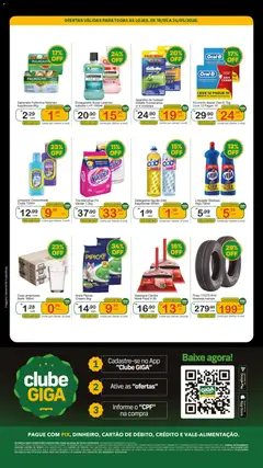 GIGA Atacado ofertas Clube - Pré-Visualização do folheto da loja GIGA Atacado, válido de 18.05.2026 | Página: 4 | Produtos: Detergente, Sabonete, Aparelho de barbear, Creme dental
