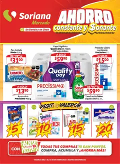 Vista previa de Soriana folleto Mercado Ahorro constante y sonante, nuevo folleto de la tienda, válido en México a partir del 09/10/2026