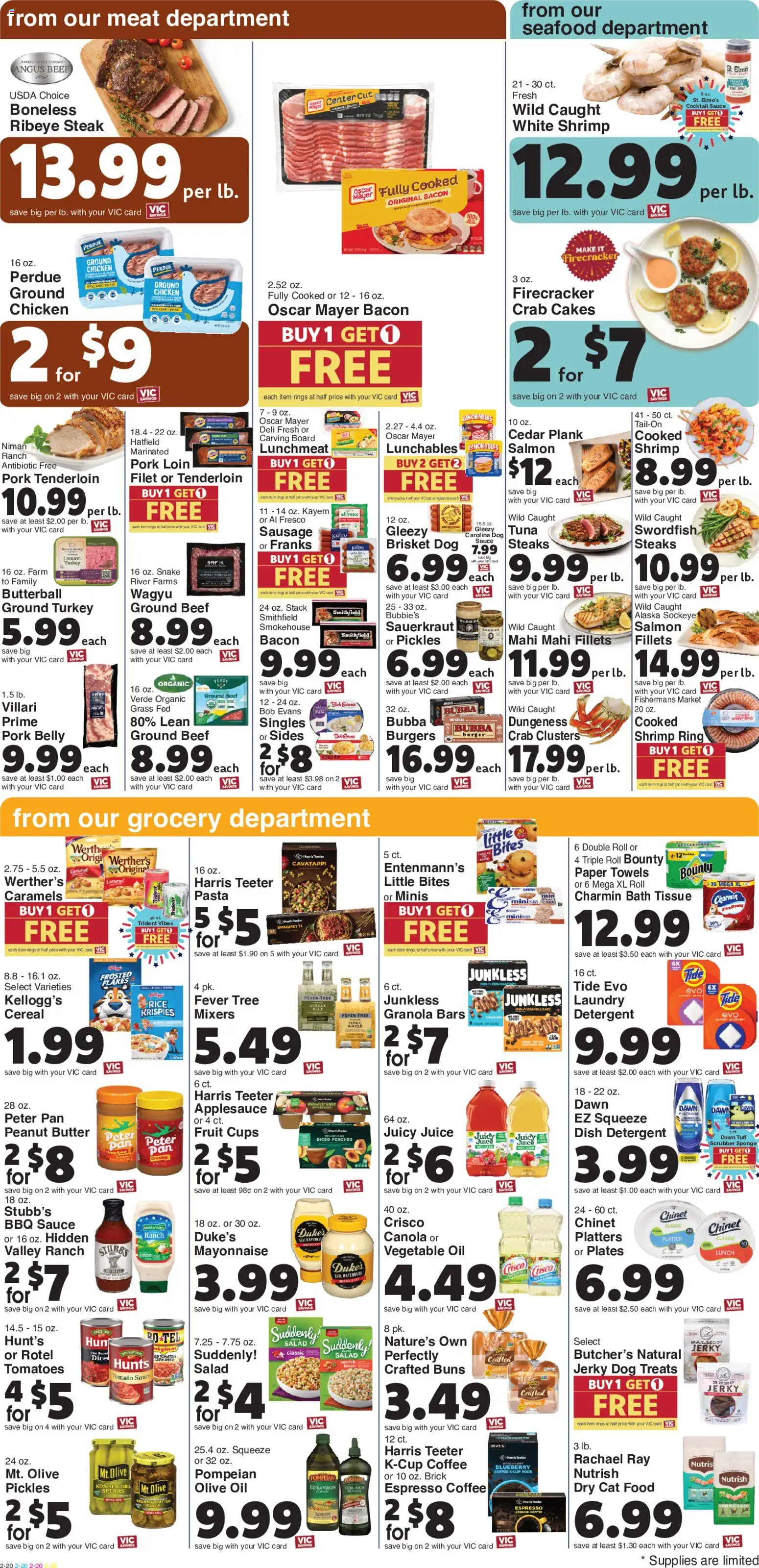 Harris Teeter Weekly Ad - SC - valid from 20.05.2026 | Page: 7 | Products: Peaches, Butter, Oil, Mayonnaise