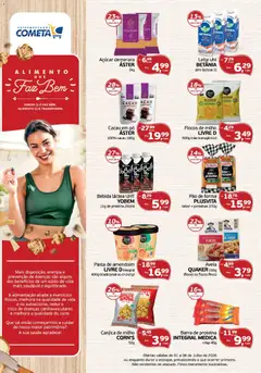 Cometa Supermercados ofertas Alimento Que Faz Bem - Pré-Visualização do folheto da loja Cometa Supermercados, válido de 01/07/2026 | Página: 1