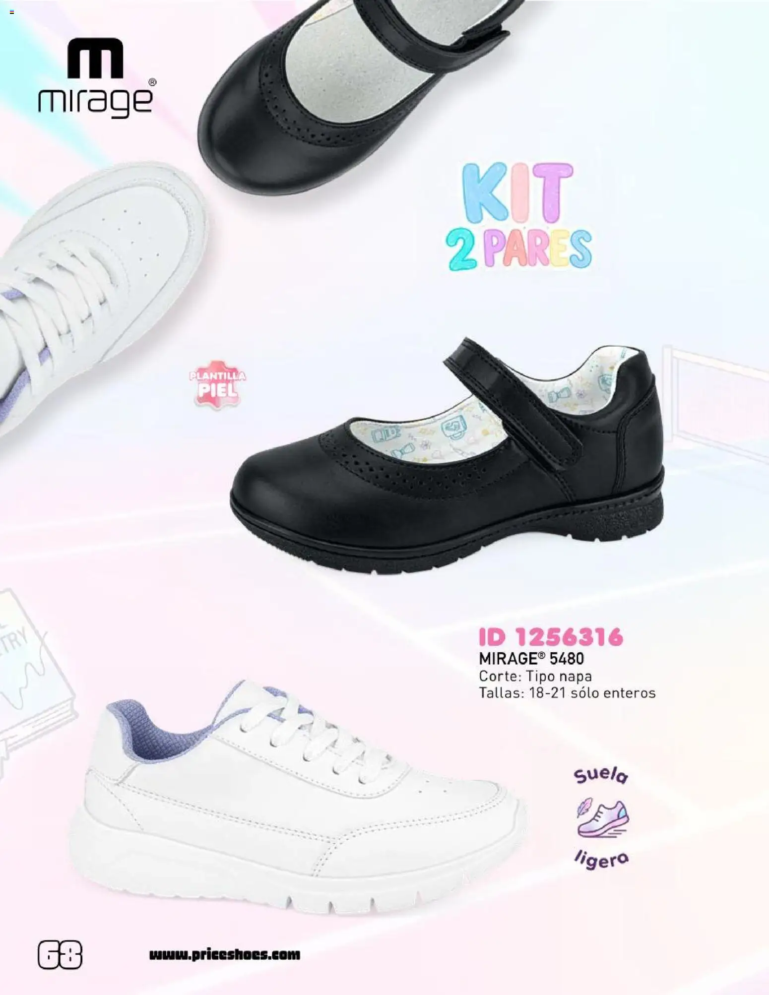 Nuevas ofertas de Price Shoes válidas en toda la República Mexicana desde el 12.06.2026. ¡Encuentra las mejores ofertas en Price Shoes catálogo Escolar! | Página: 68