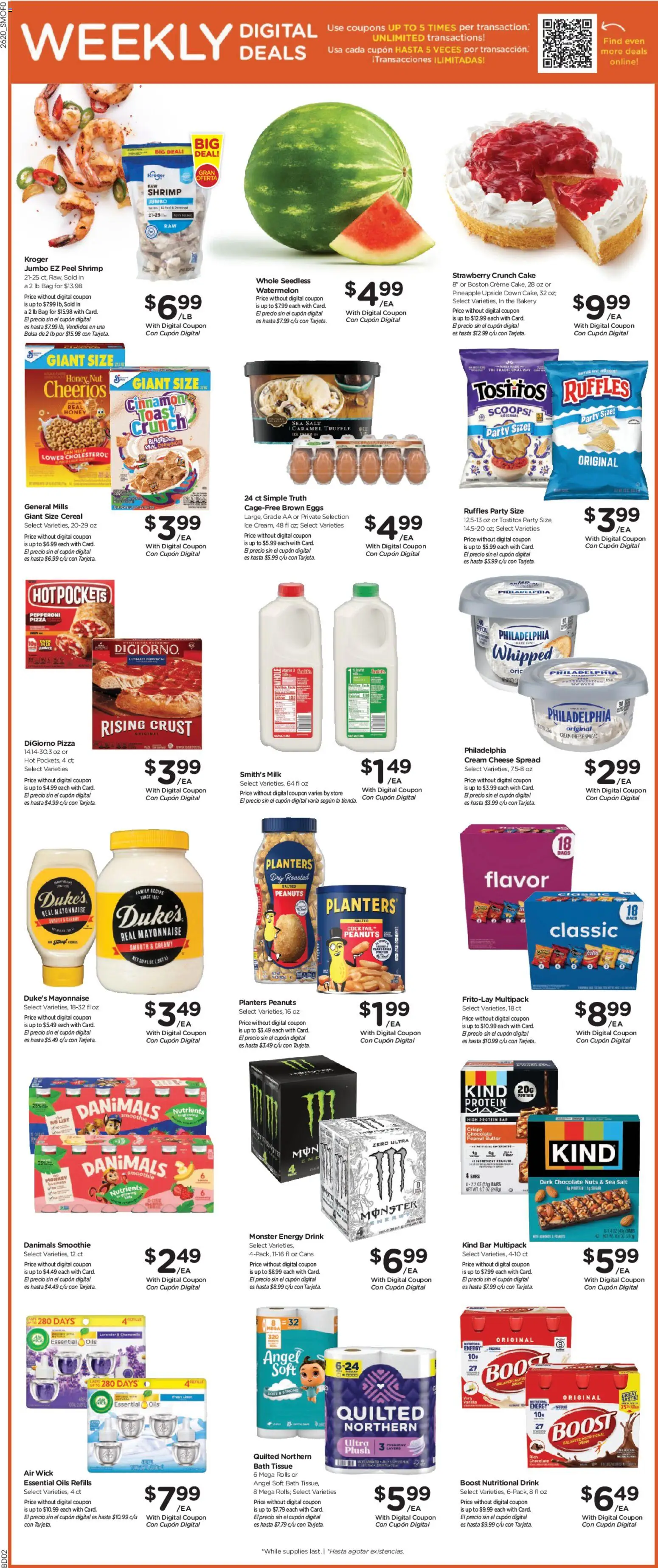 Smith's Weekly Ad - NM - valid from 17.06.2026 | Page: 2 | Products: Bath, Pineapple, Nuts, Watermelon