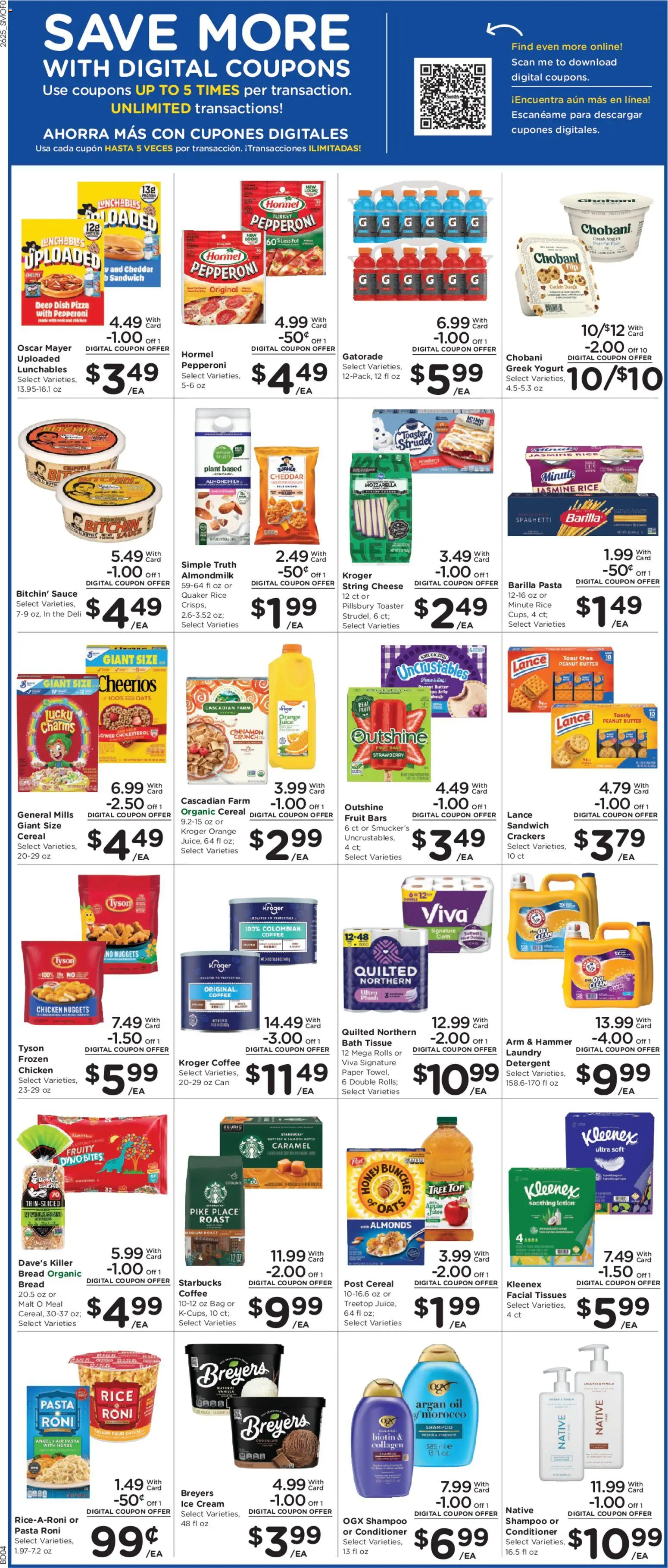 Smith's Weekly Ad - valid from 07/22/2026 | Page: 4 | Products: Hammer, Yogurt, Coffee, Pasta