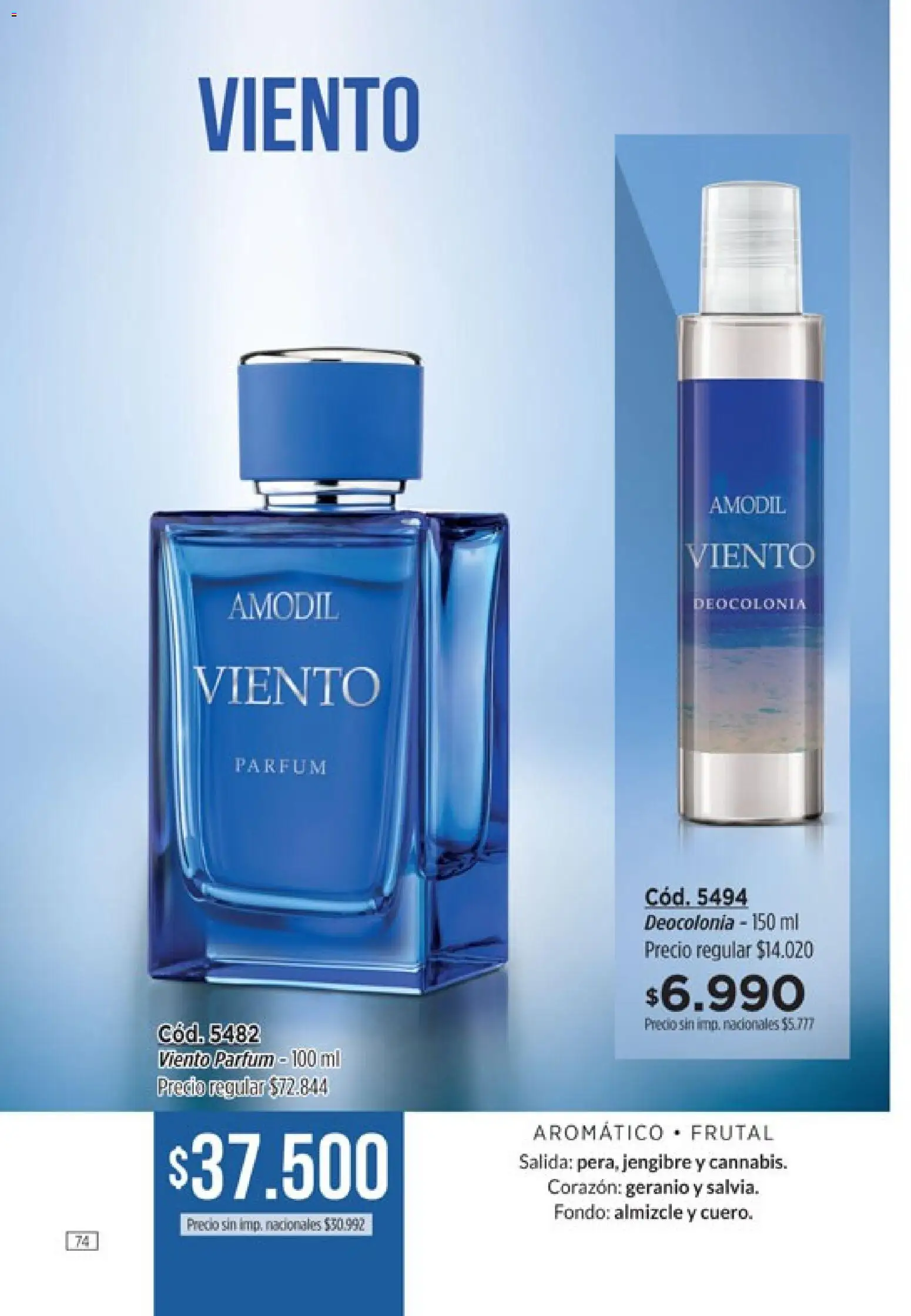 Catálogo Amodil Campaña 14 │ válido desde el 07/08/2026 | Página: 74 | Productos: Jengibre