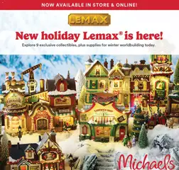 Preview of Michaels weekly ads valid from 10/11/2026