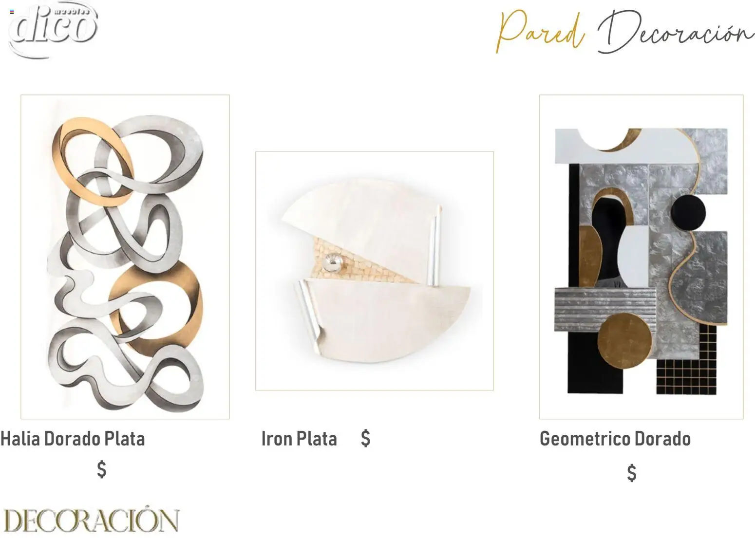 Nuevas ofertas de Muebles Dico válidas en toda la República Mexicana desde el 09/12/2025. ¡Encuentra las mejores ofertas en Muebles Dico catálogo Decoración! | Página: 10 | Productos: Decoración